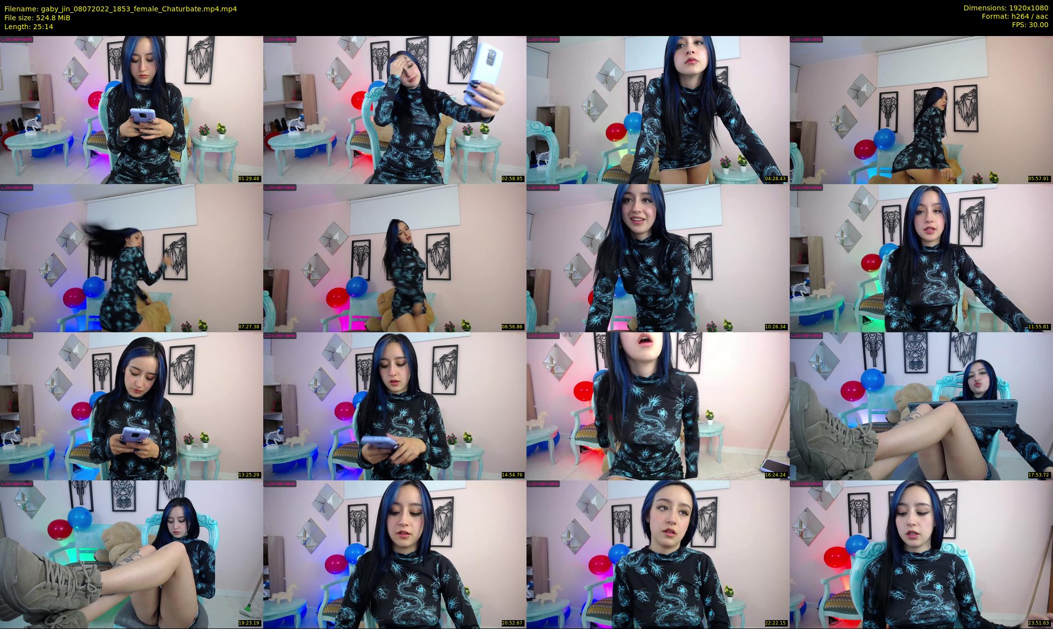 gaby_jin — 26 minute Chaturbate Female strip rec, 1080p, Jul 8, 2022