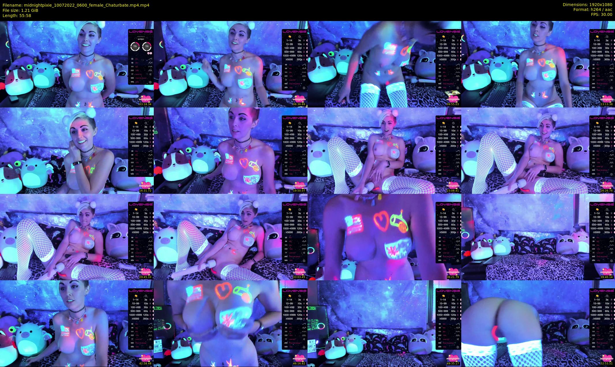 midnightpixie — 56 minute Chaturbate Female strip rec, 1080p, Jul 10, 2022