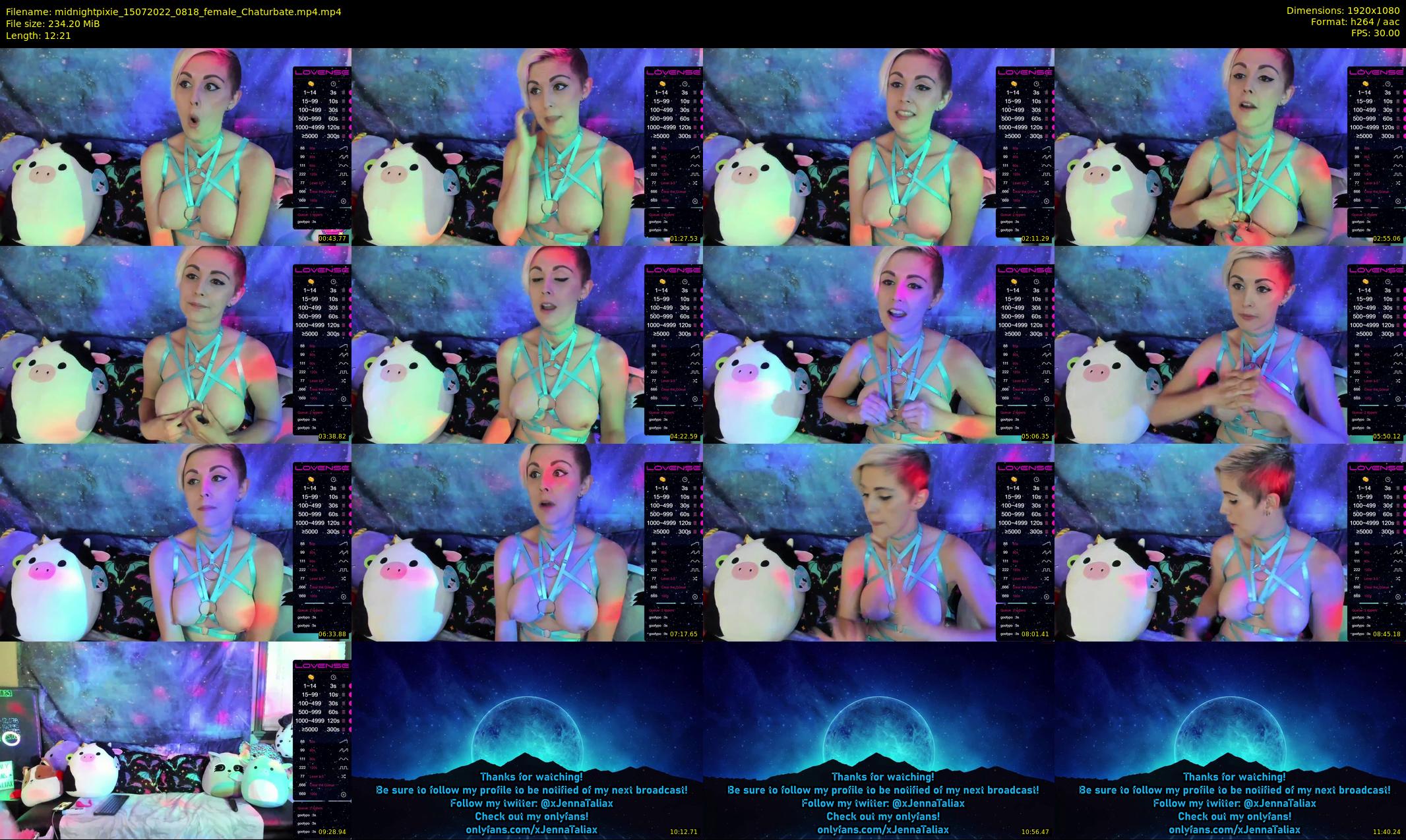 midnightpixie — 13 minute Chaturbate Female strip rec, 1080p, Jul 15, 2022
