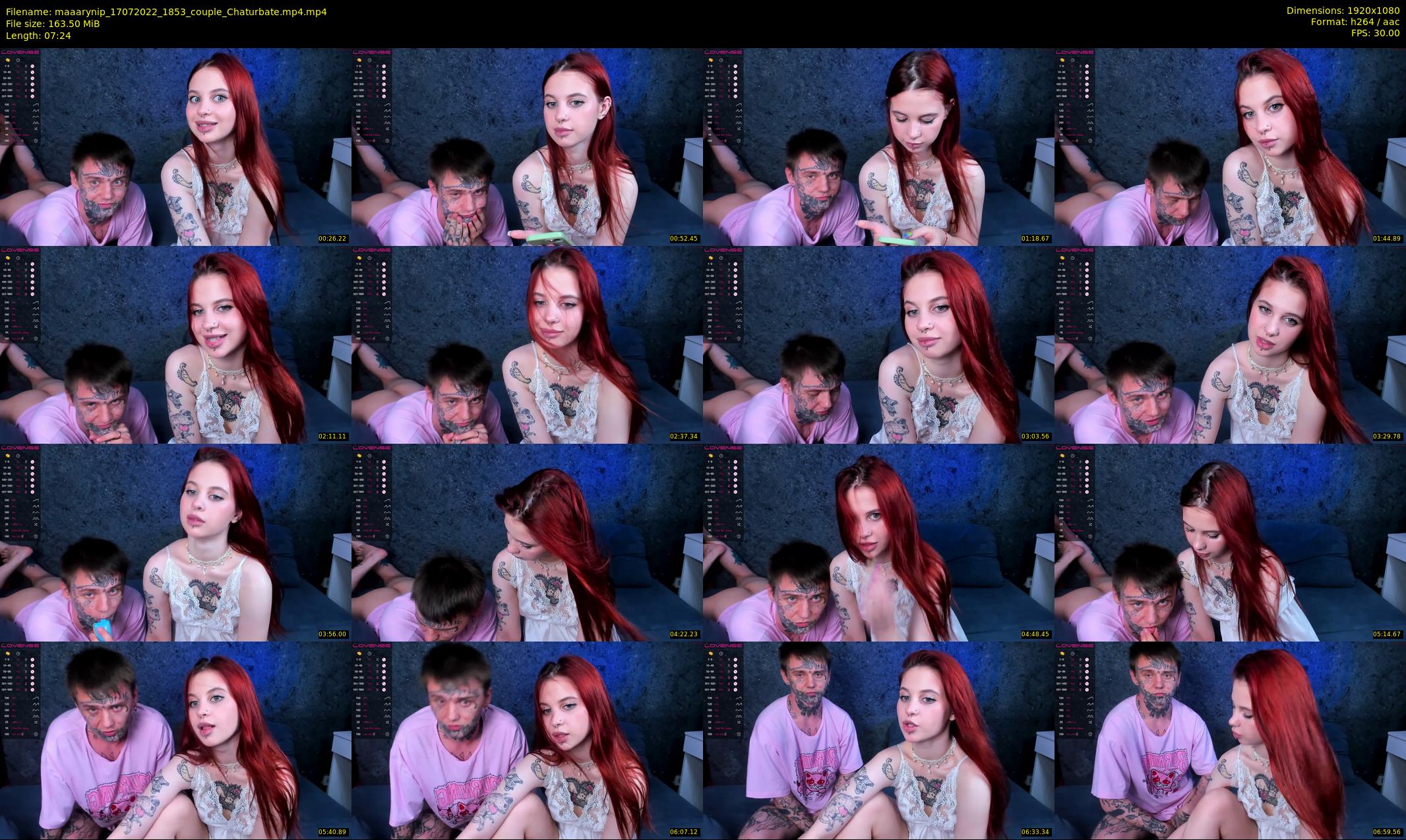 maaarynip — 8 minute Chaturbate Couple strip rec, 1080p, Jul 17, 2022
