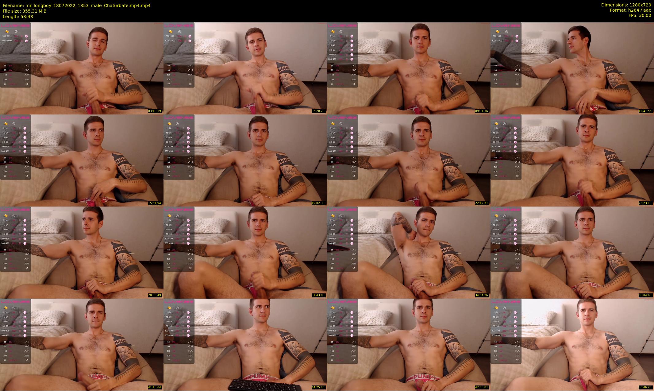 mr_longboy — 54 minute Chaturbate Male strip rec, 720p, Jul 18, 2022