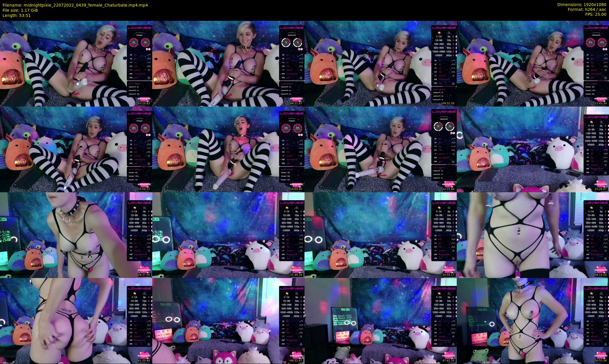 midnightpixie — 54 minute Chaturbate Female strip rec, 1080p, Jul 22, 2022