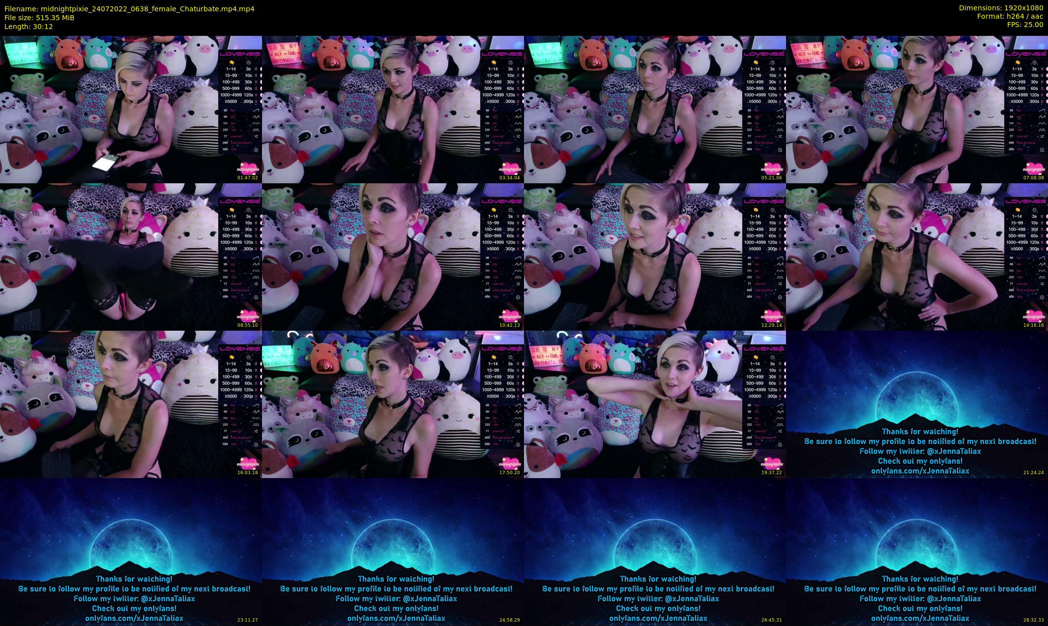midnightpixie — 31 minute Chaturbate Female strip rec, 1080p, Jul 24, 2022
