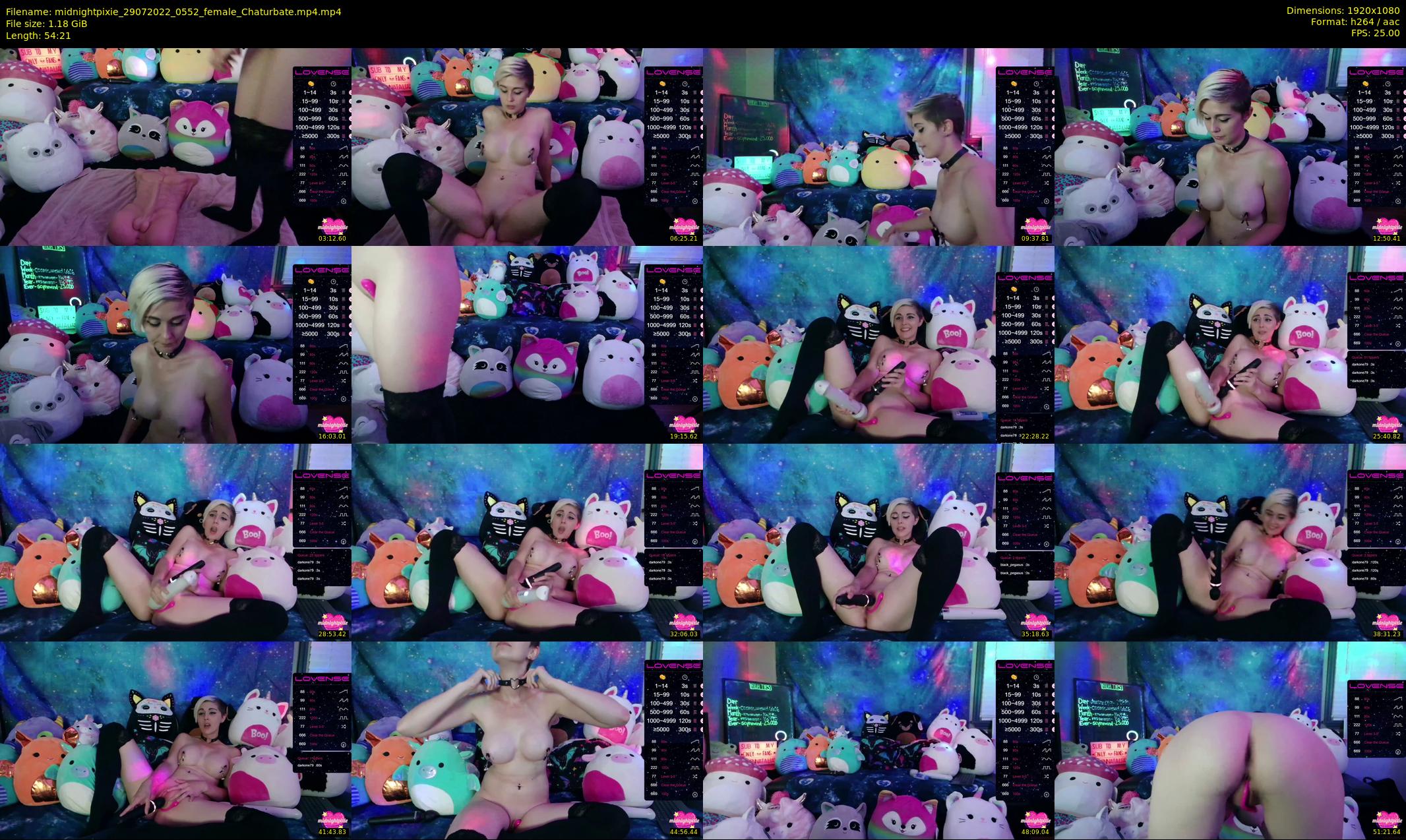 midnightpixie — 55 minute Chaturbate Female strip rec, 1080p, Jul 29, 2022