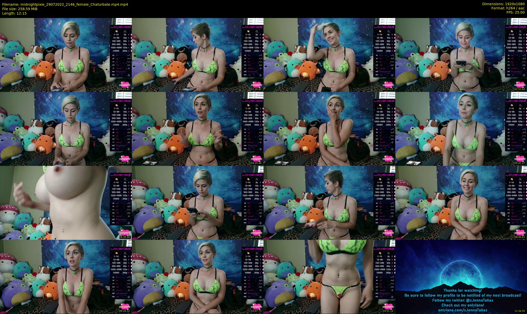 midnightpixie — 13 minute Chaturbate Female strip rec, 1080p, Jul 29, 2022