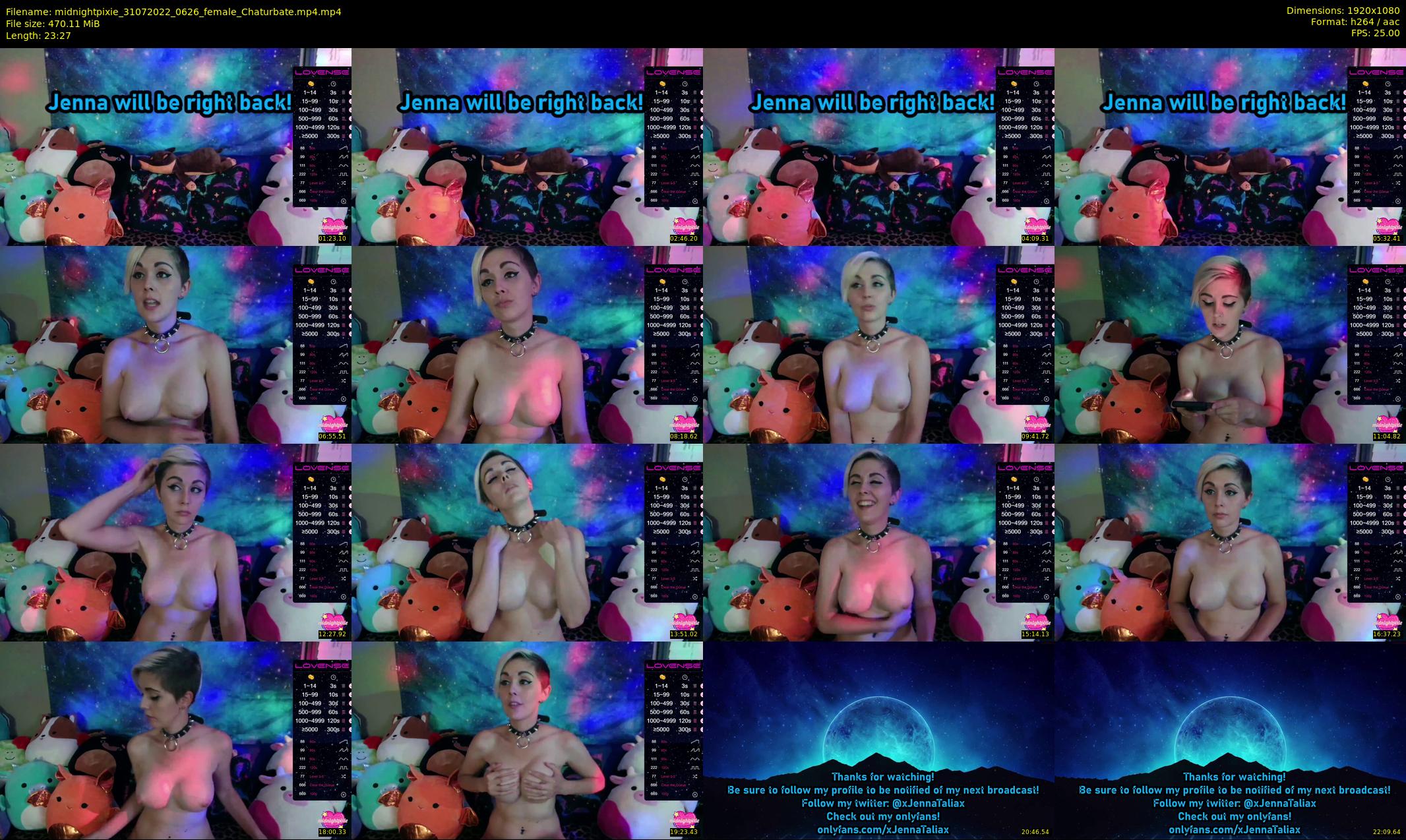 midnightpixie — 24 minute Chaturbate Female strip rec, 1080p, Jul 31, 2022