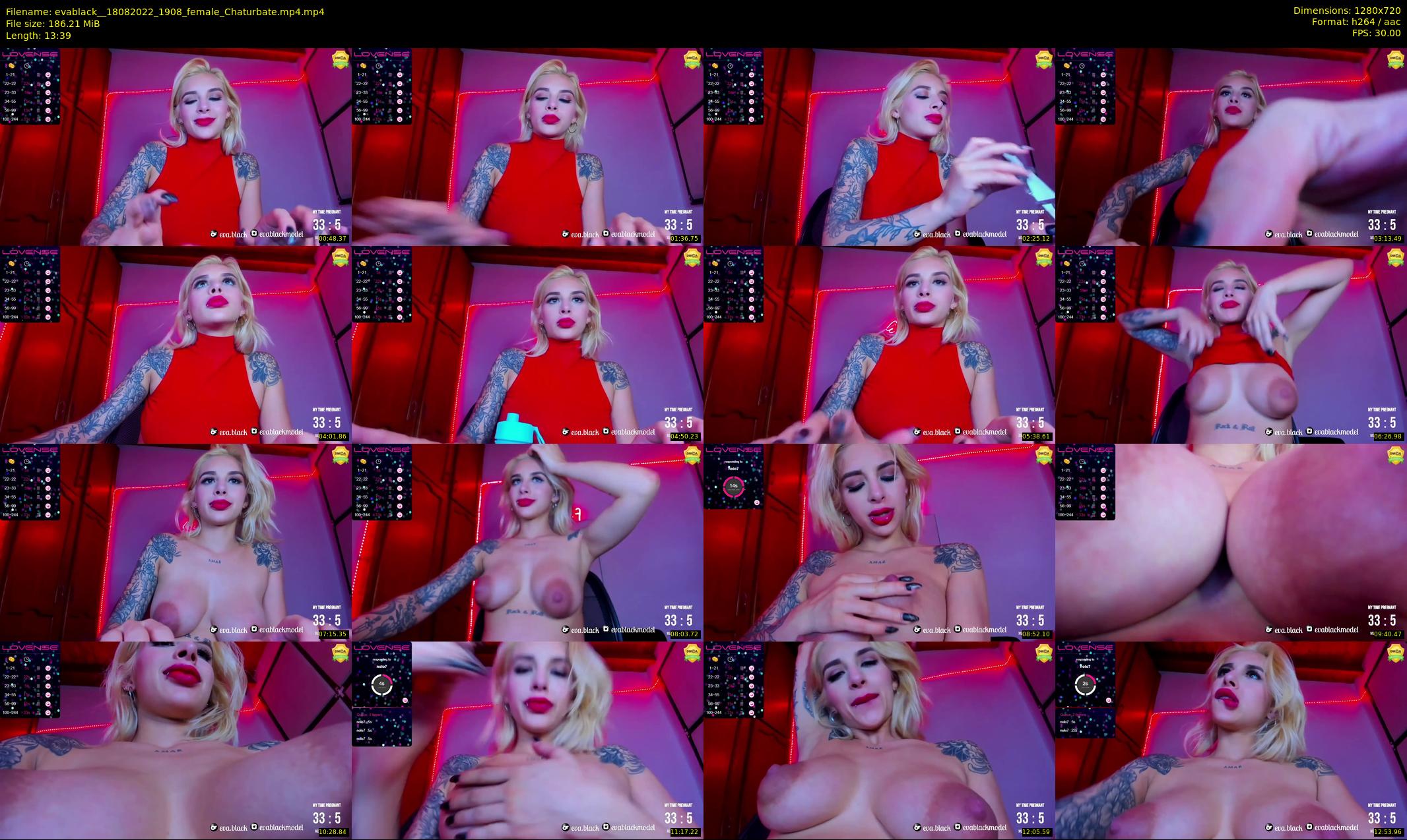 evablack_ — 14 minute Chaturbate Female strip rec, 720p, Aug 18, 2022
