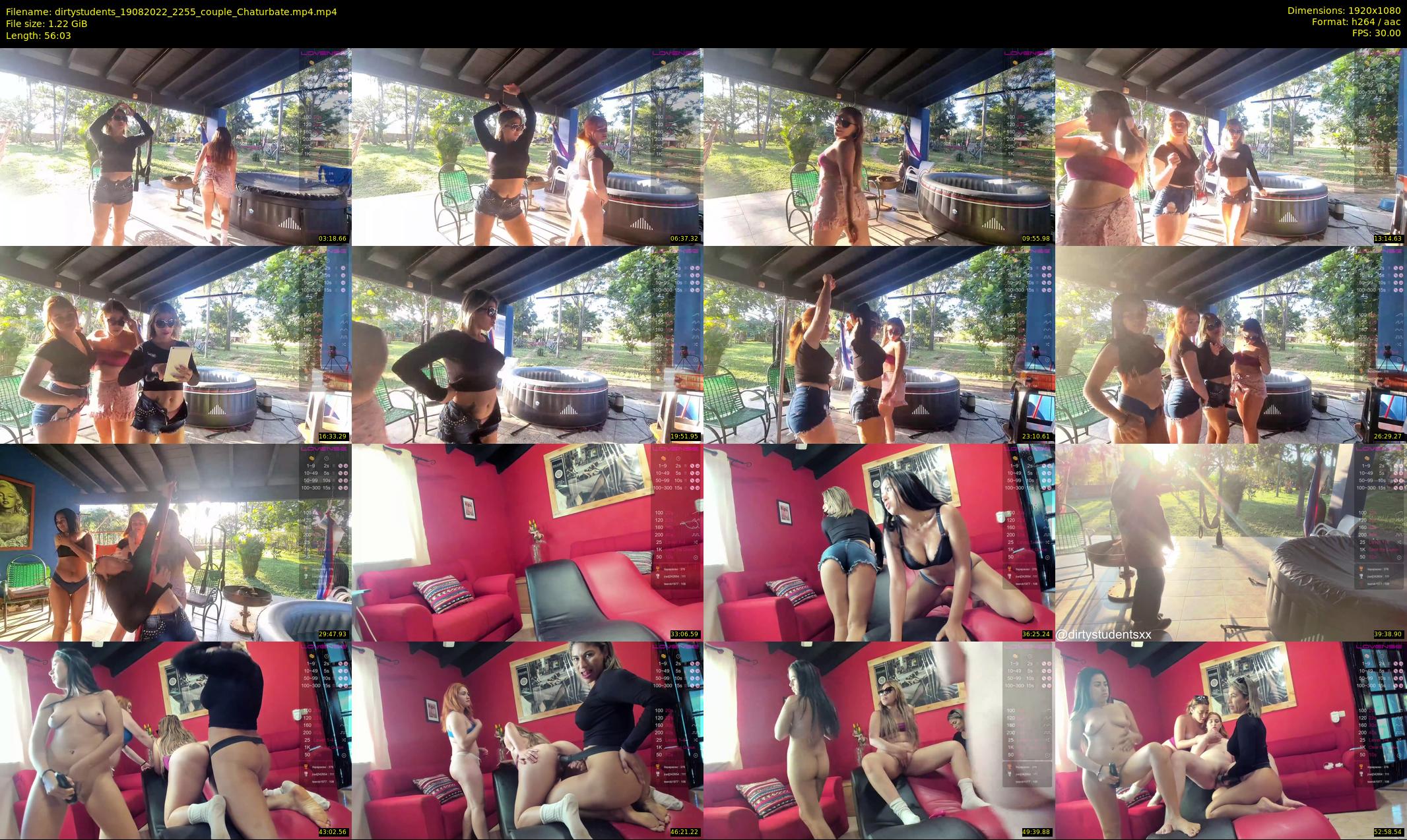 dirtystudents — 57 minute Chaturbate Couple strip rec, 1080p, Aug 19, 2022