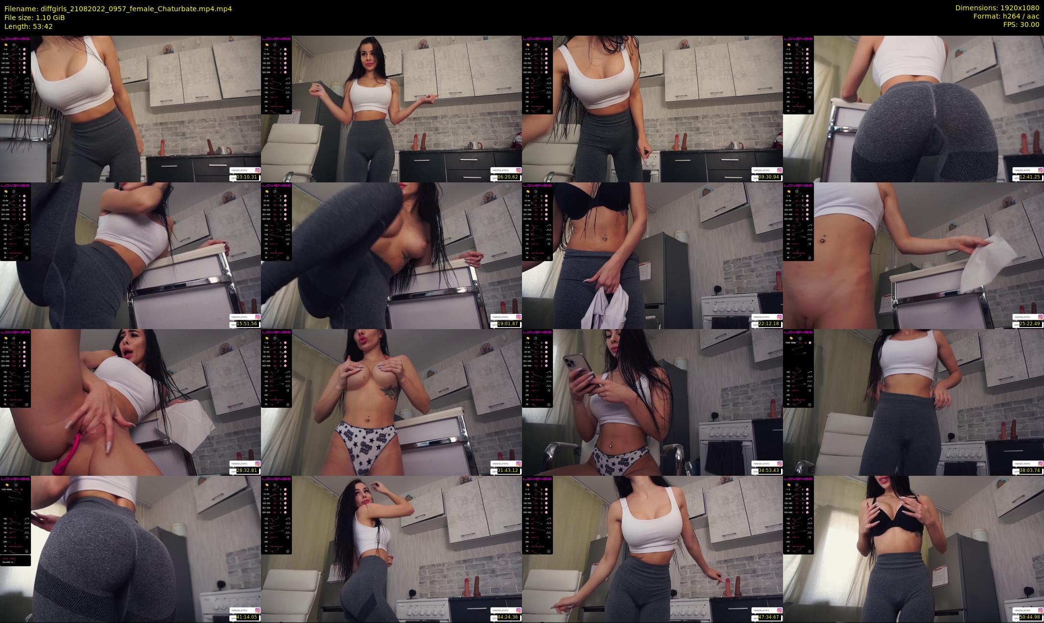 diffgirls — 54 minute Chaturbate Female strip rec, 1080p, Aug 21, 2022