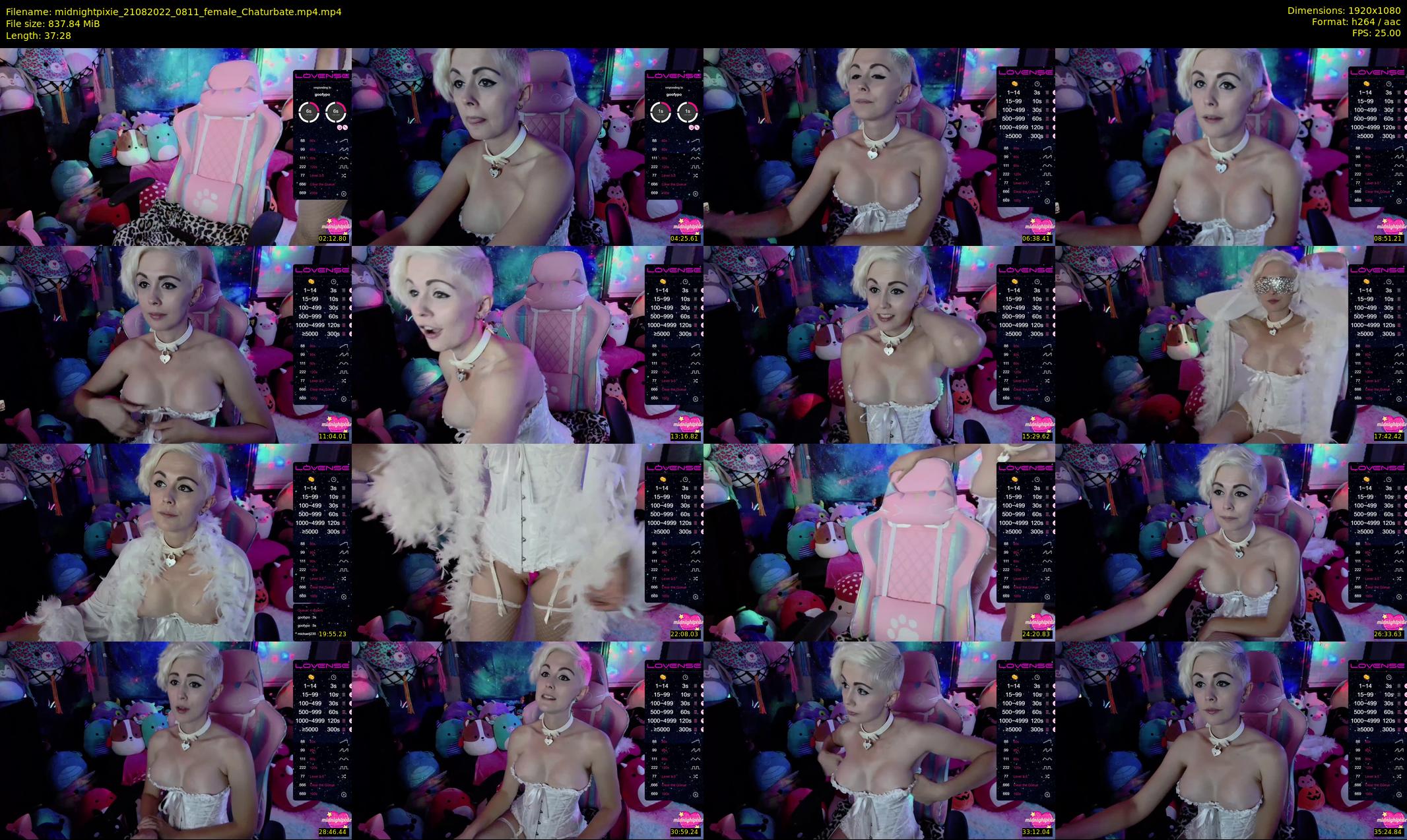 midnightpixie — 38 minute Chaturbate Female strip rec, 1080p, Aug 21, 2022