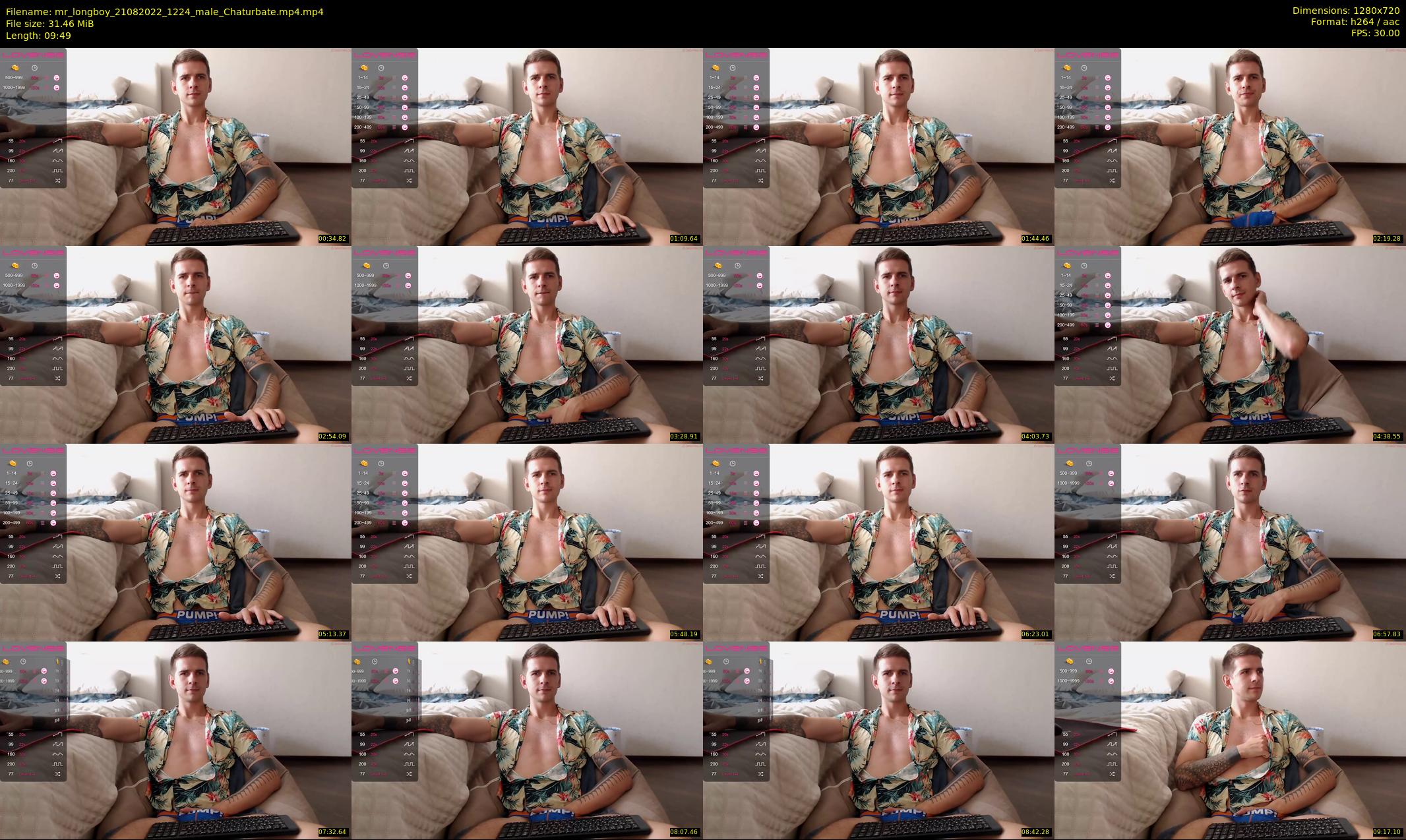 mr_longboy — 10 minute Chaturbate Male strip rec, 720p, Aug 21, 2022