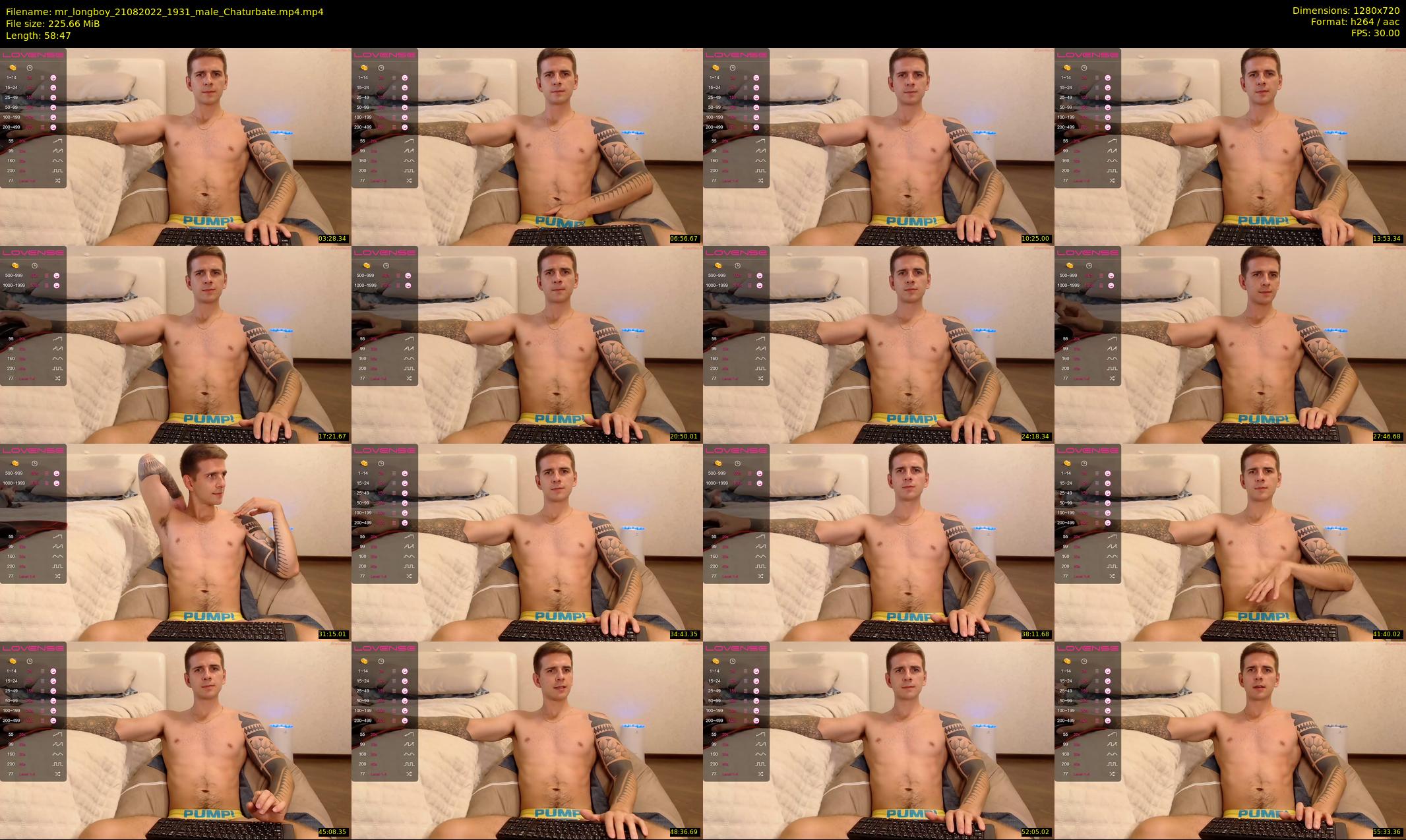 mr_longboy — 59 minute Chaturbate Male strip rec, 720p, Aug 21, 2022