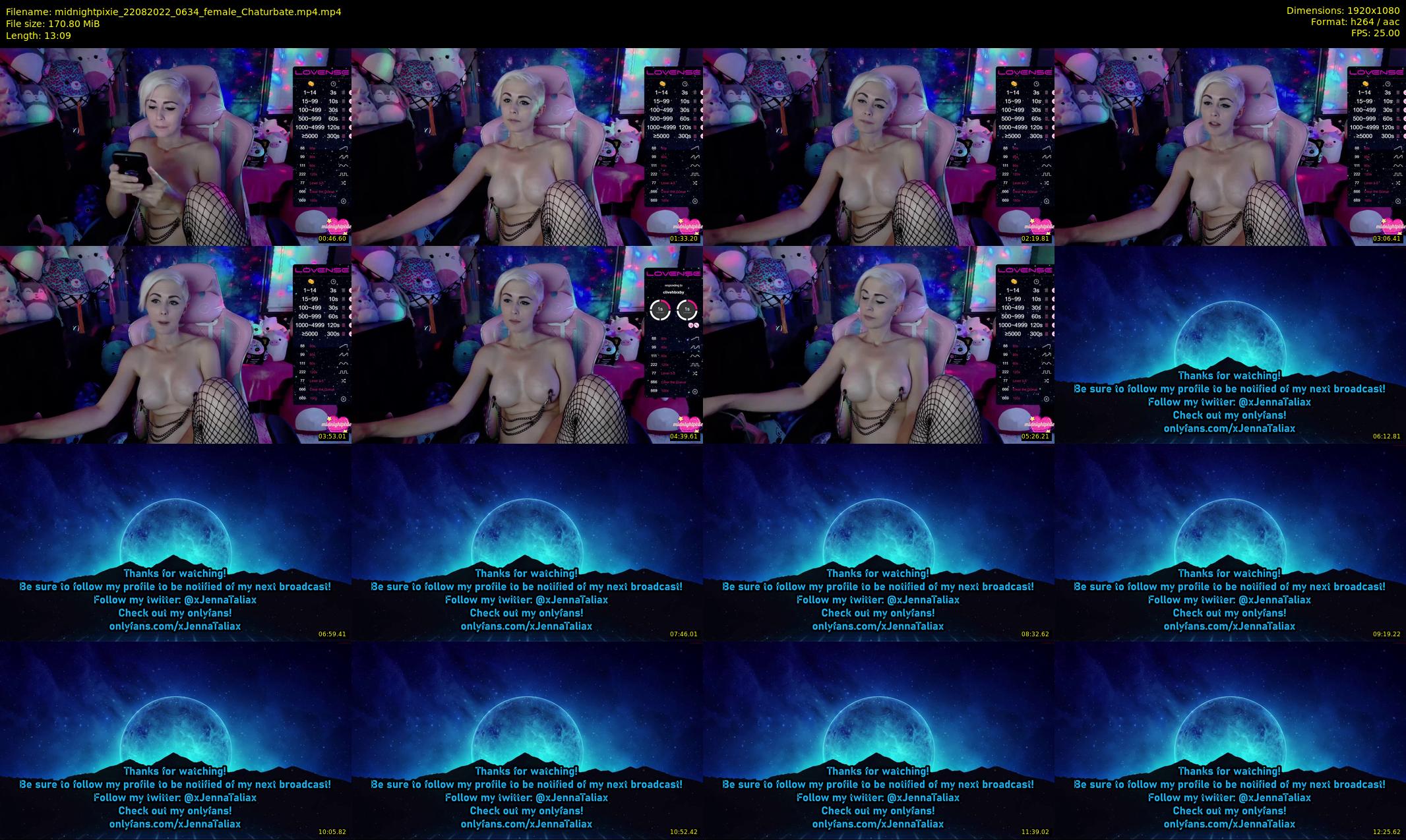 midnightpixie — 14 minute Chaturbate Female strip rec, 1080p, Aug 22, 2022