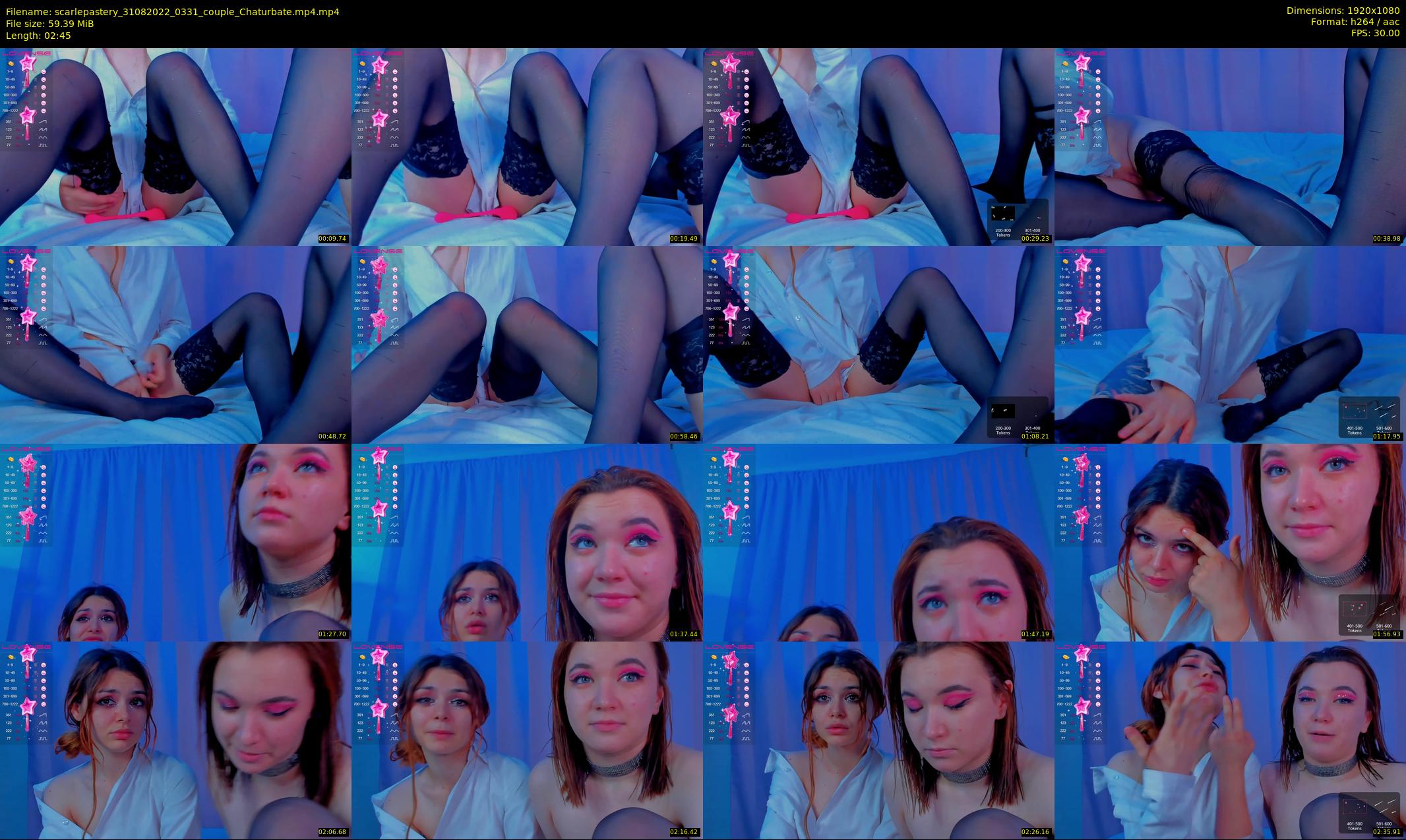 scarlepastery — 3 minute Chaturbate Couple strip rec, 1080p, Aug 31, 2022