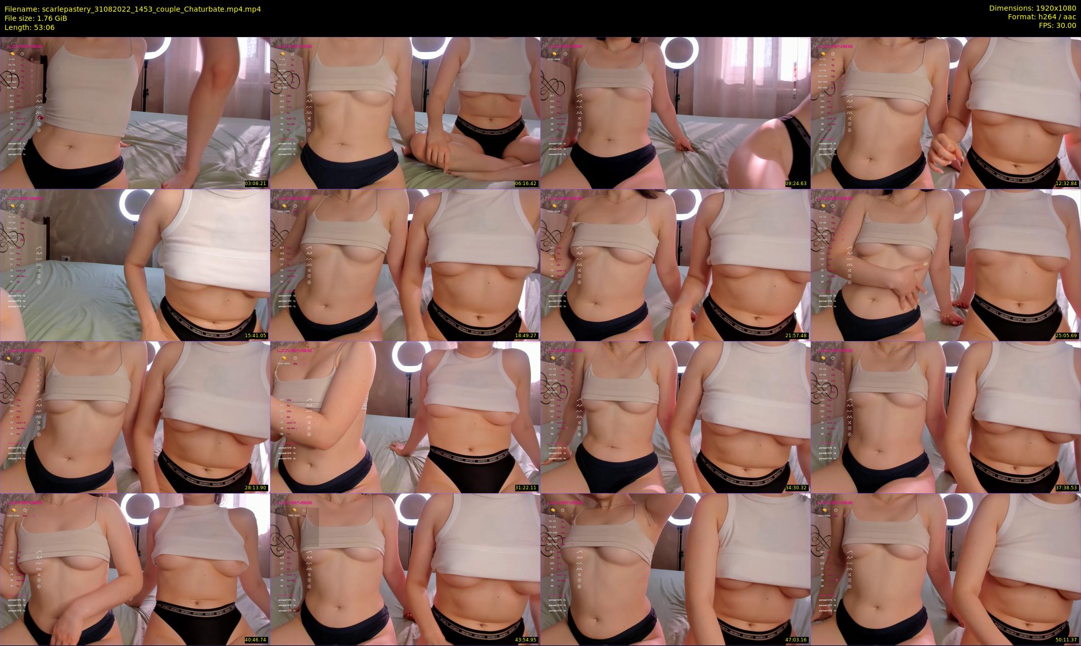 scarlepastery — 54 minute Chaturbate Couple strip rec, 1080p, Aug 31, 2022