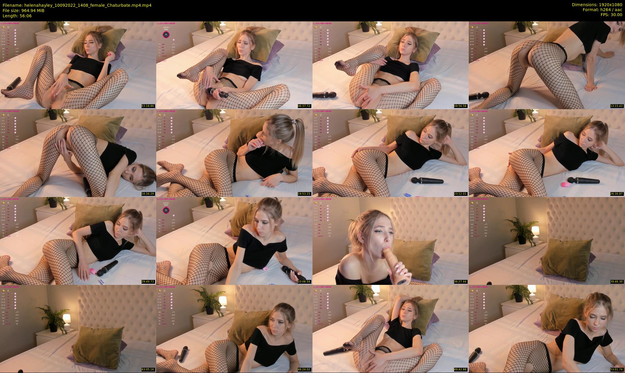 helenahayley — 57 minute Chaturbate Female strip rec, 1080p, Sep 10, 2022