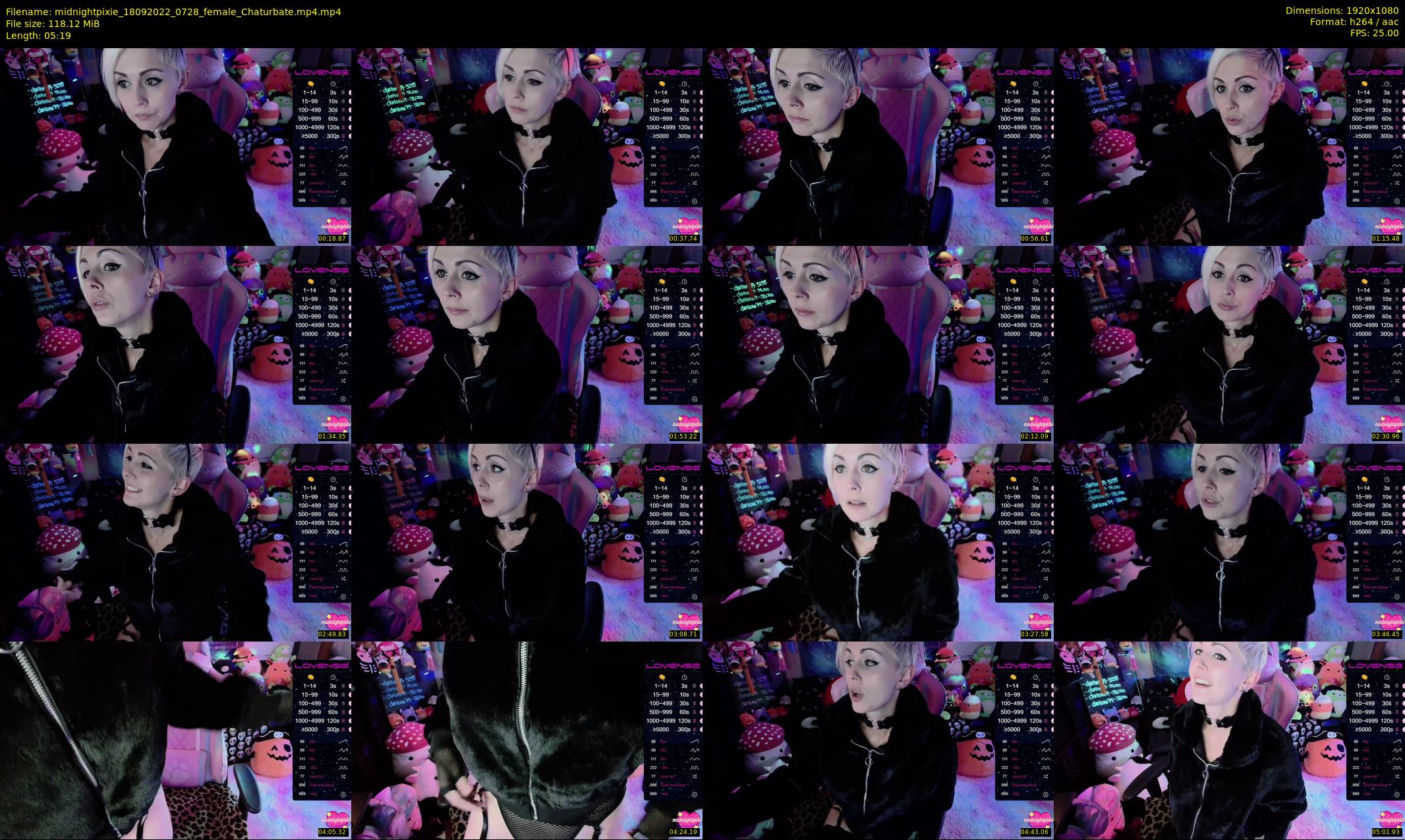 midnightpixie — 6 minute Chaturbate Female strip rec, 1080p, Sep 18, 2022