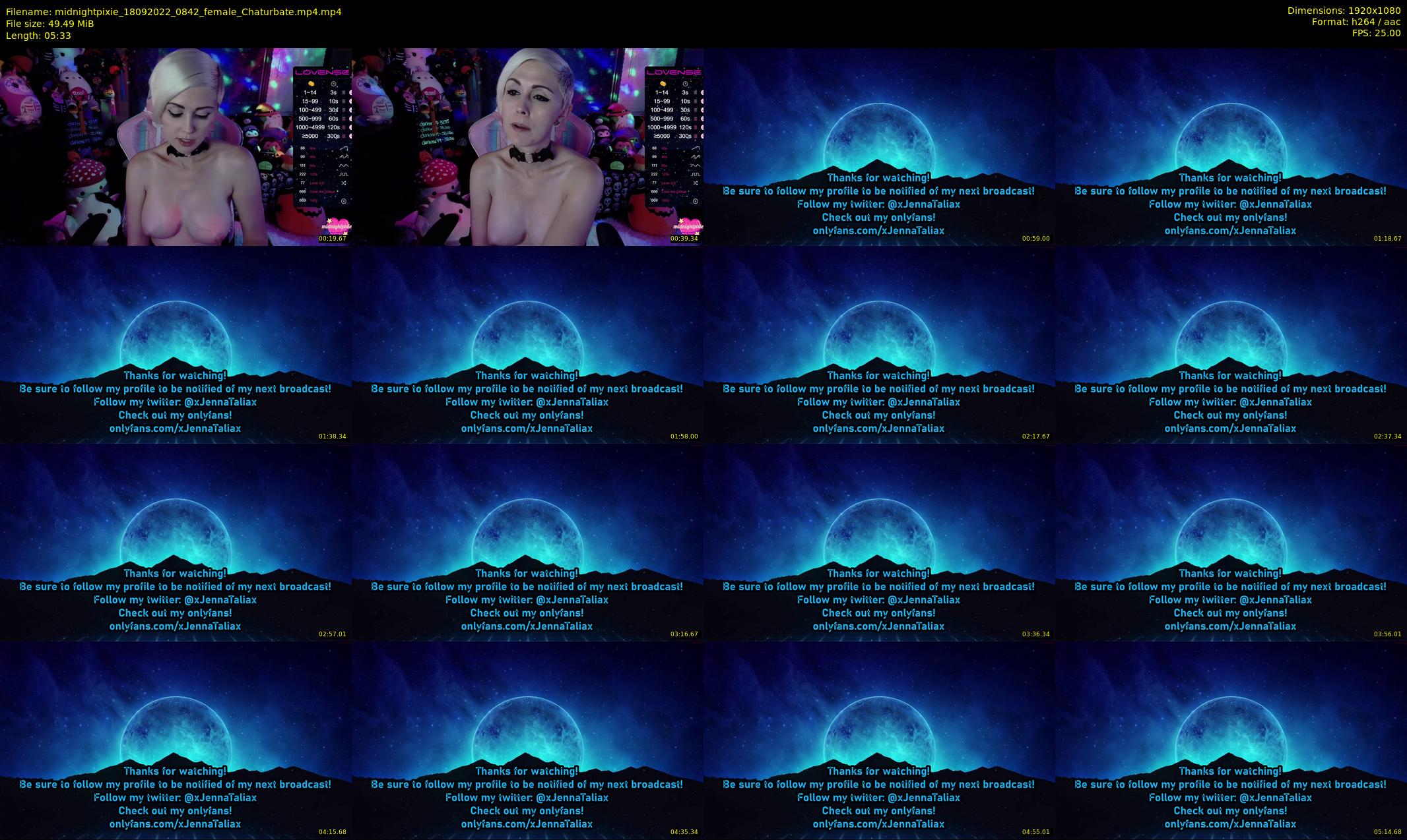midnightpixie — 6 minute Chaturbate Female strip rec, 1080p, Sep 18, 2022