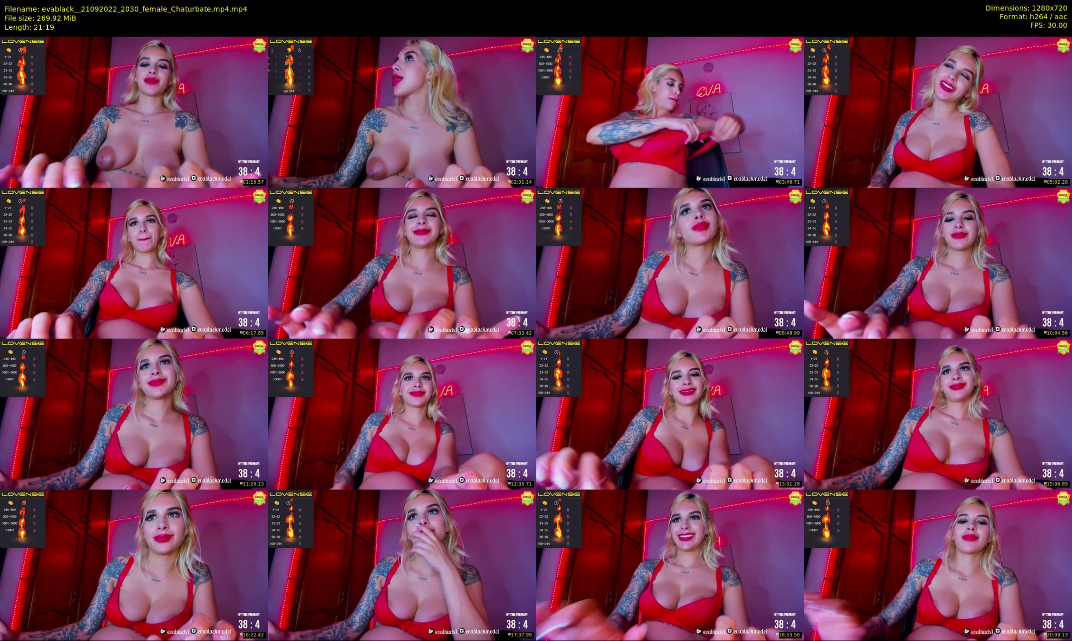 evablack_ — 22 minute Chaturbate Female strip rec, 720p, Sep 21, 2022