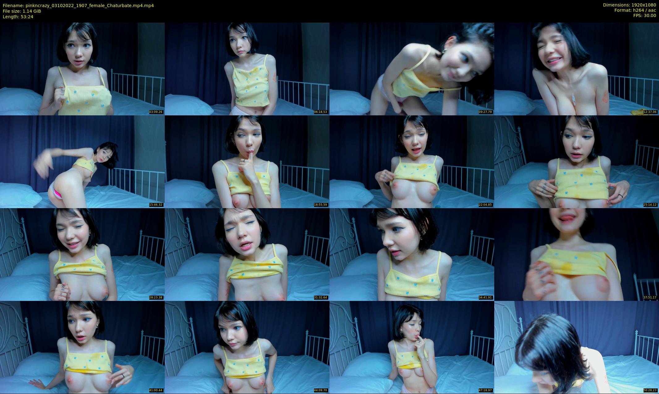 pinkncrazy — 54 minute Chaturbate Female strip rec, 1080p, Oct 3, 2022