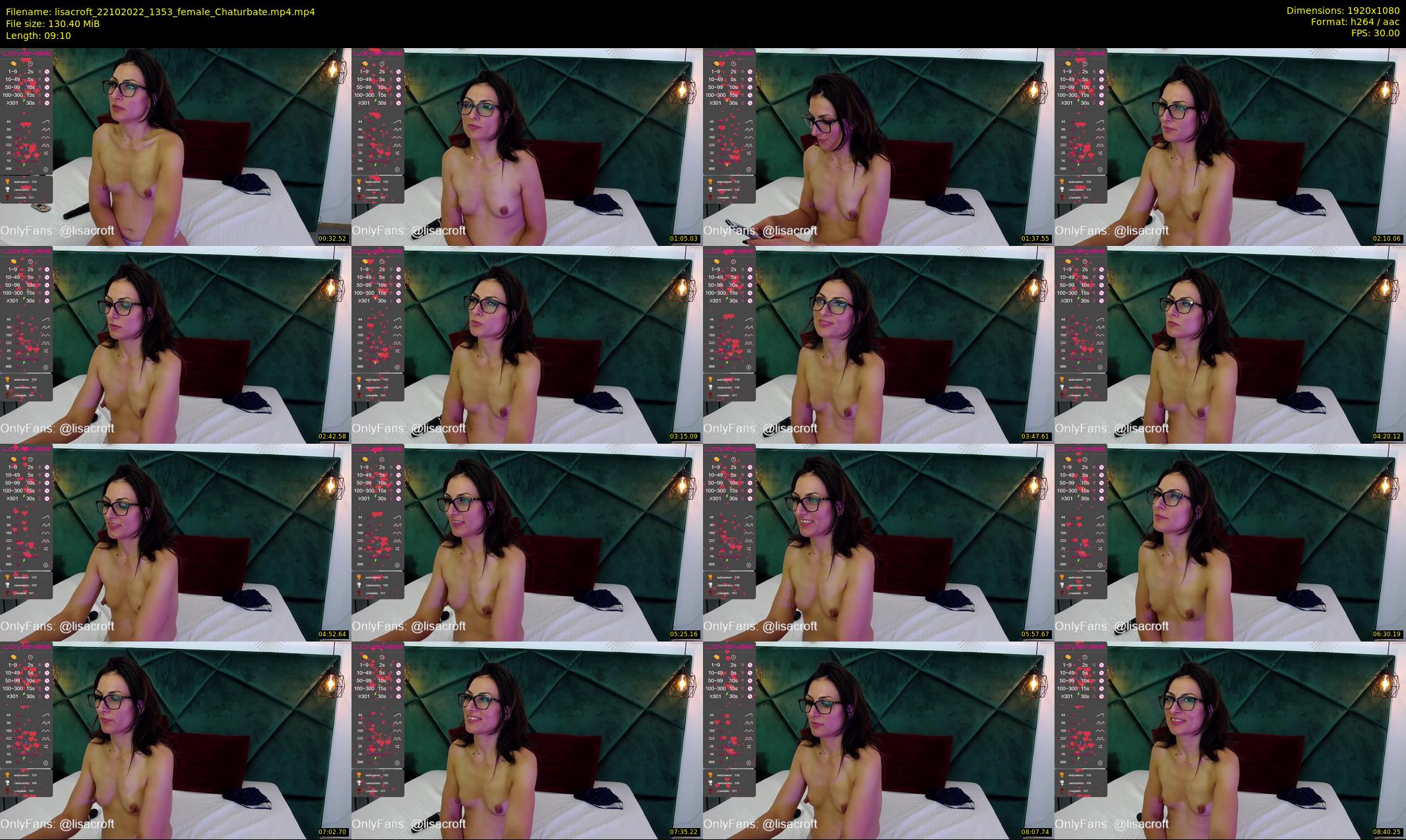 lisacroft — 10 minute Chaturbate Female strip rec, 1080p, Oct 22, 2022