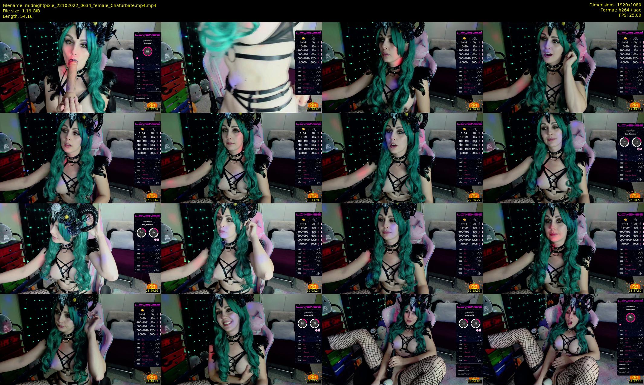 midnightpixie — 55 minute Chaturbate Female strip rec, 1080p, Oct 22, 2022