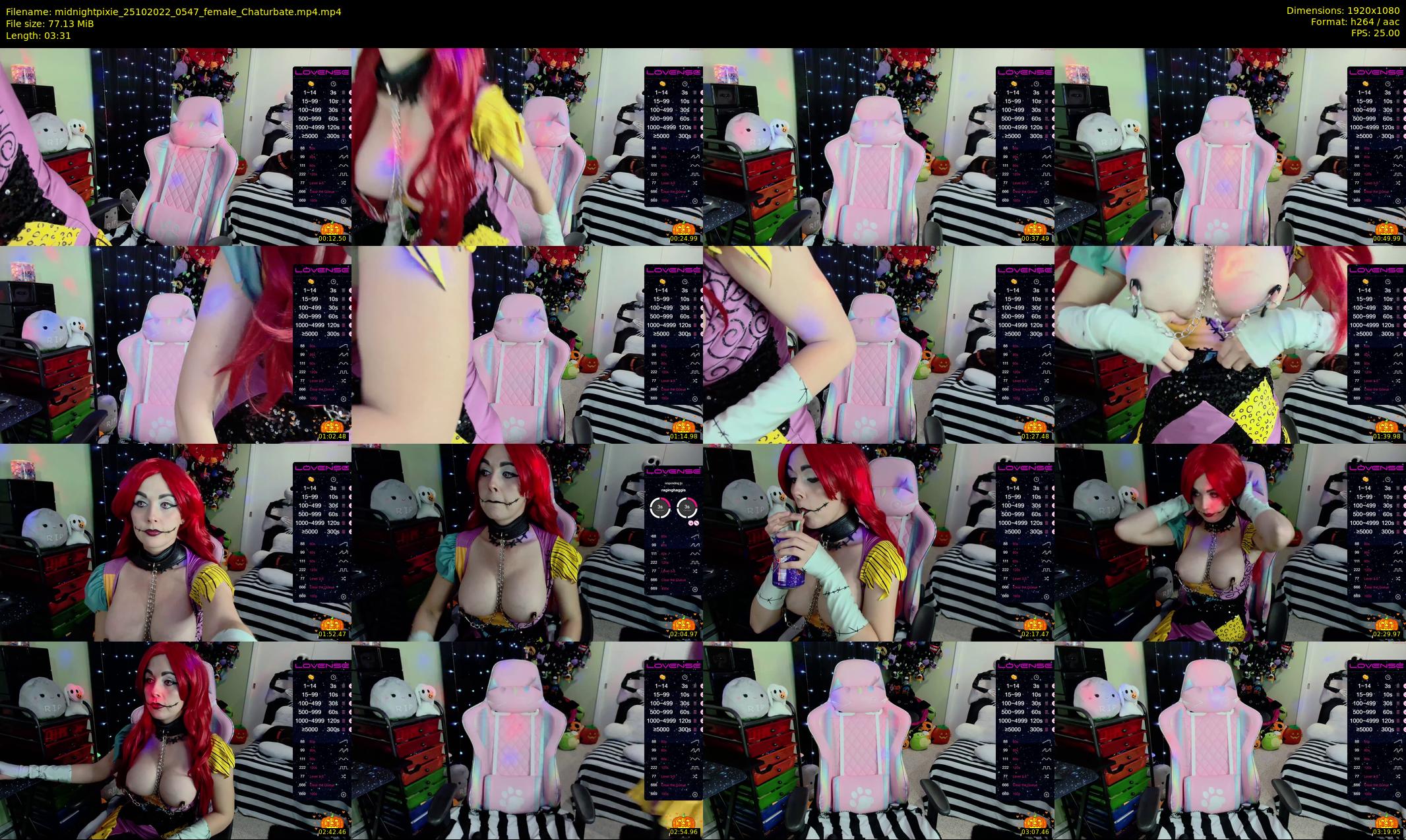 midnightpixie — 4 minute Chaturbate Female strip rec, 1080p, Oct 25, 2022