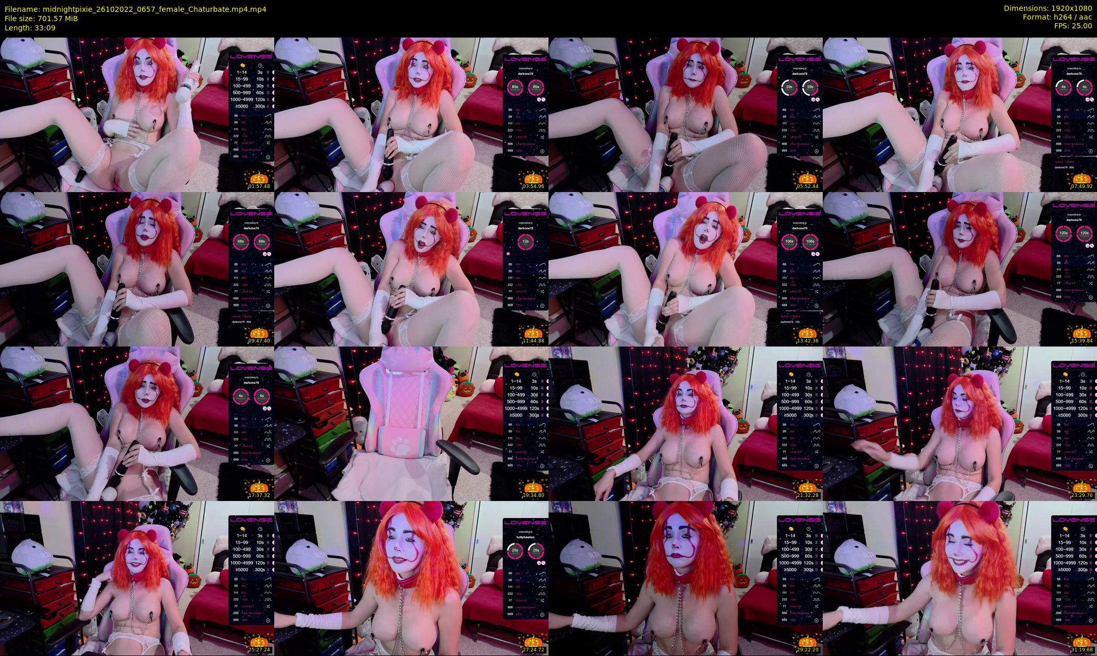 midnightpixie — 34 minute Chaturbate Female strip rec, 1080p, Oct 26, 2022