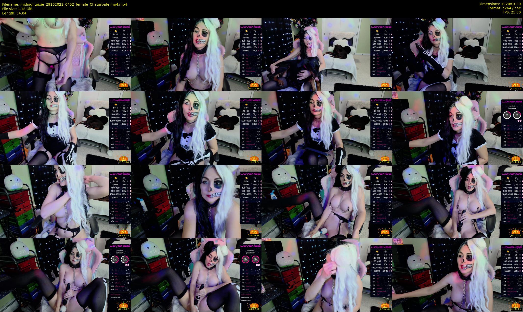 midnightpixie — 55 minute Chaturbate Female strip rec, 1080p, Oct 29, 2022