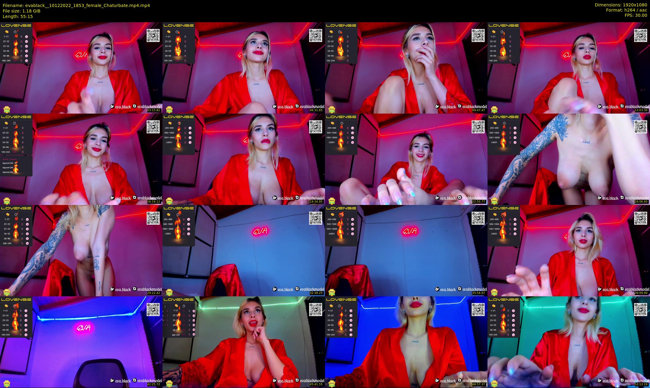 evablack_ — 56 minute Chaturbate Female strip rec, 1080p, Dec 10, 2022
