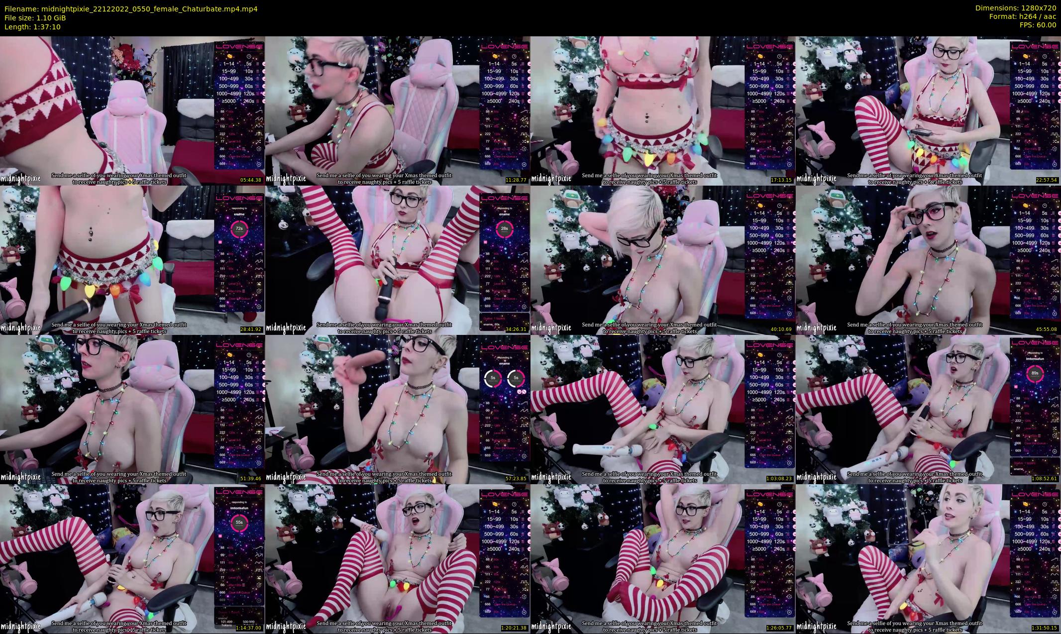 midnightpixie — 98 minute Chaturbate Female strip rec, 720p, Dec 22, 2022
