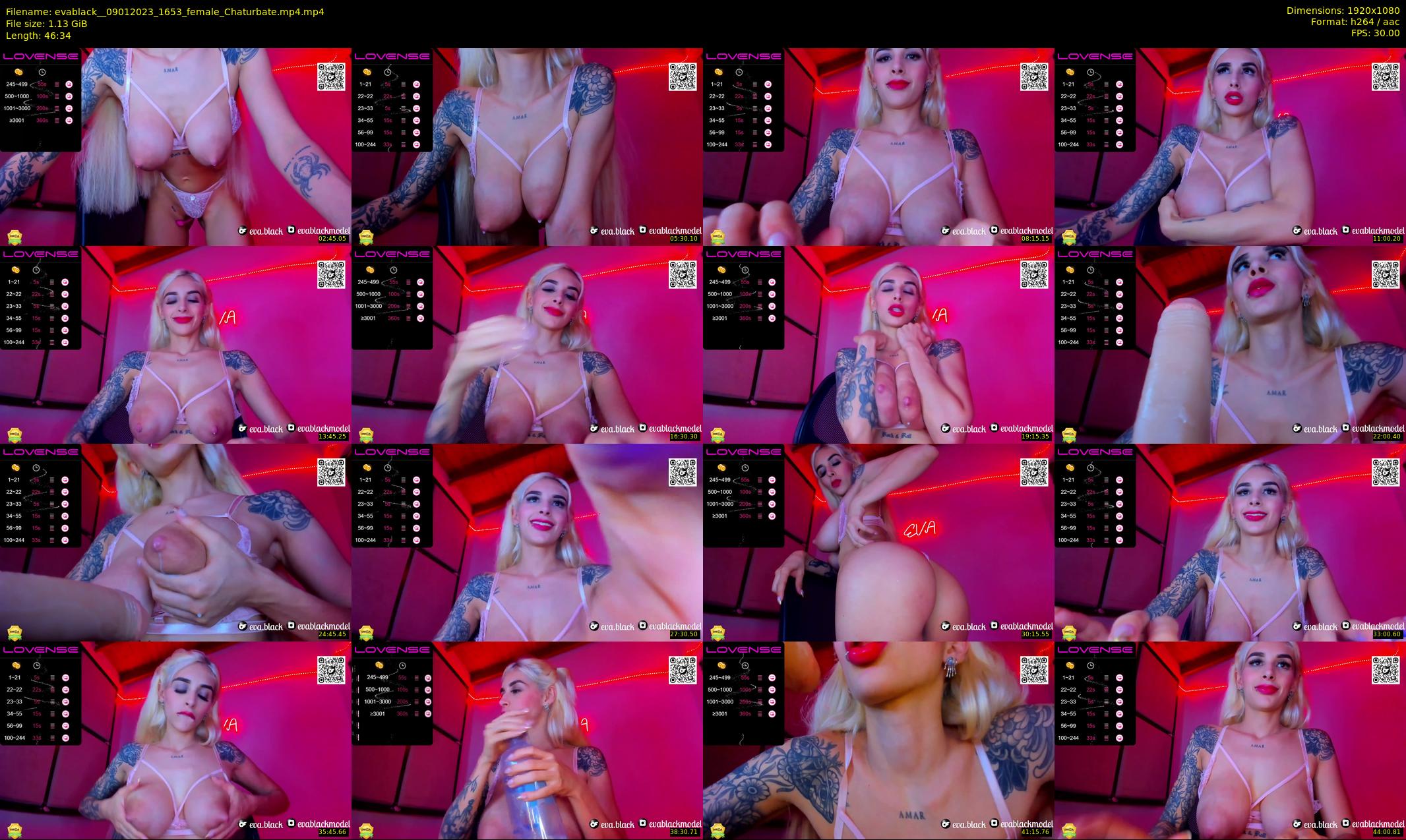 evablack_ — 47 minute Chaturbate Female strip rec, 1080p, Jan 9, 2023