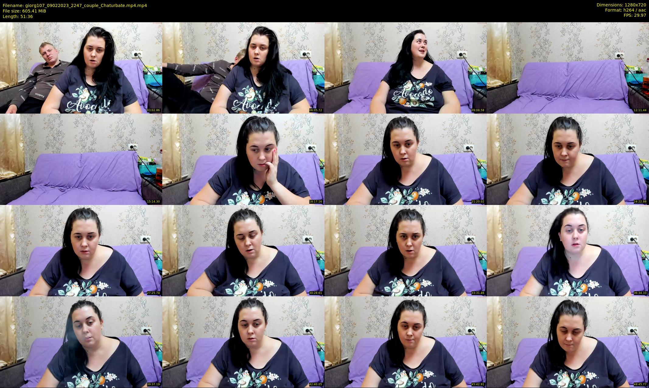 giorg107 — 52 minute Chaturbate Couple strip rec, 720p, Feb 9, 2023