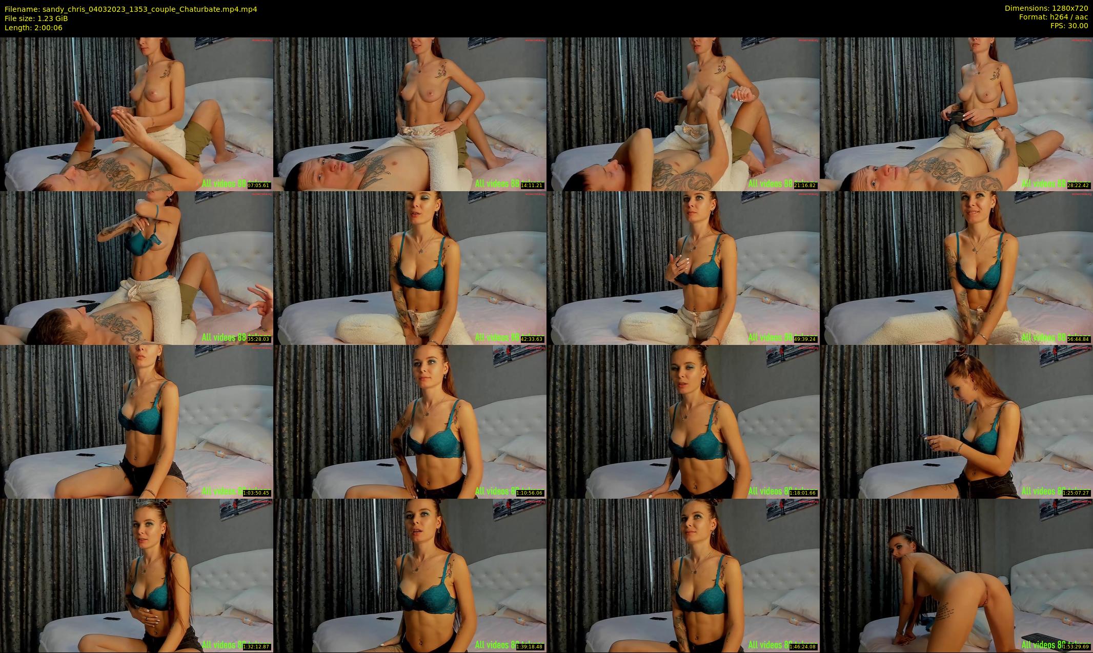sandy_chris — 121 minute Chaturbate Couple strip rec, 720p, Mar 4, 2023