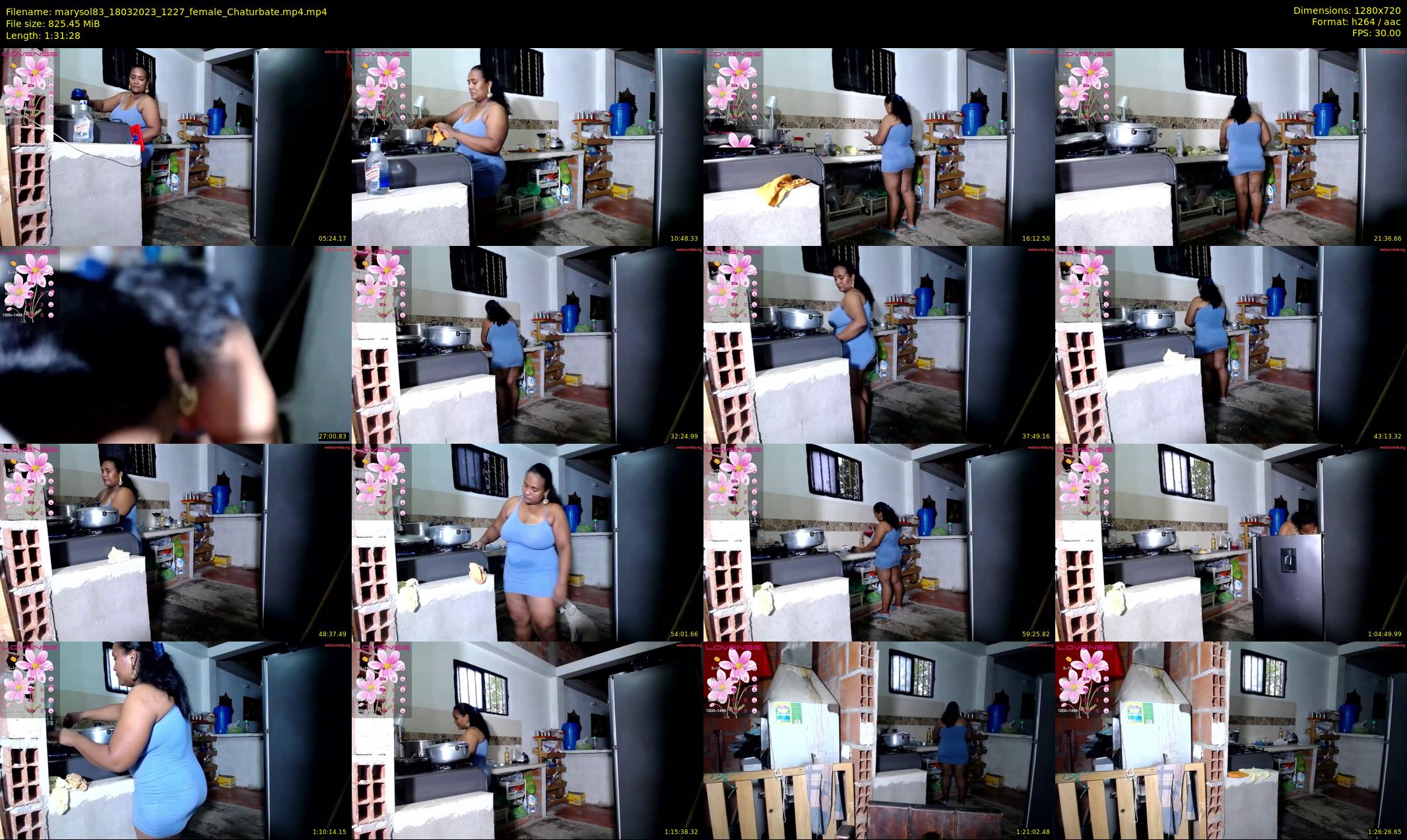 marysol83 — 92 minute Chaturbate Female strip rec, 720p, Mar 18, 2023