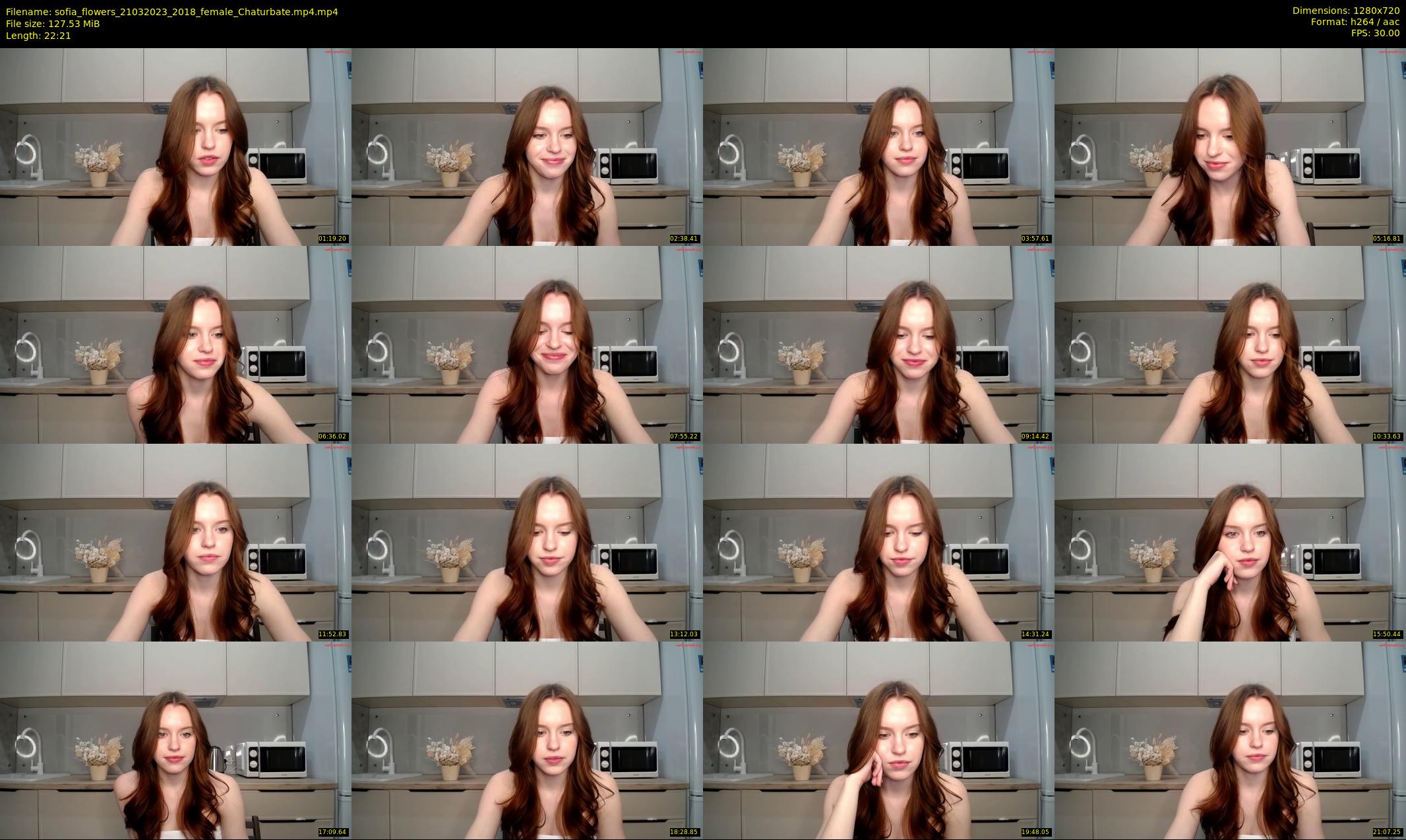 sofia_flowers — 23 minute Chaturbate Female strip rec, 720p, Mar 21, 2023