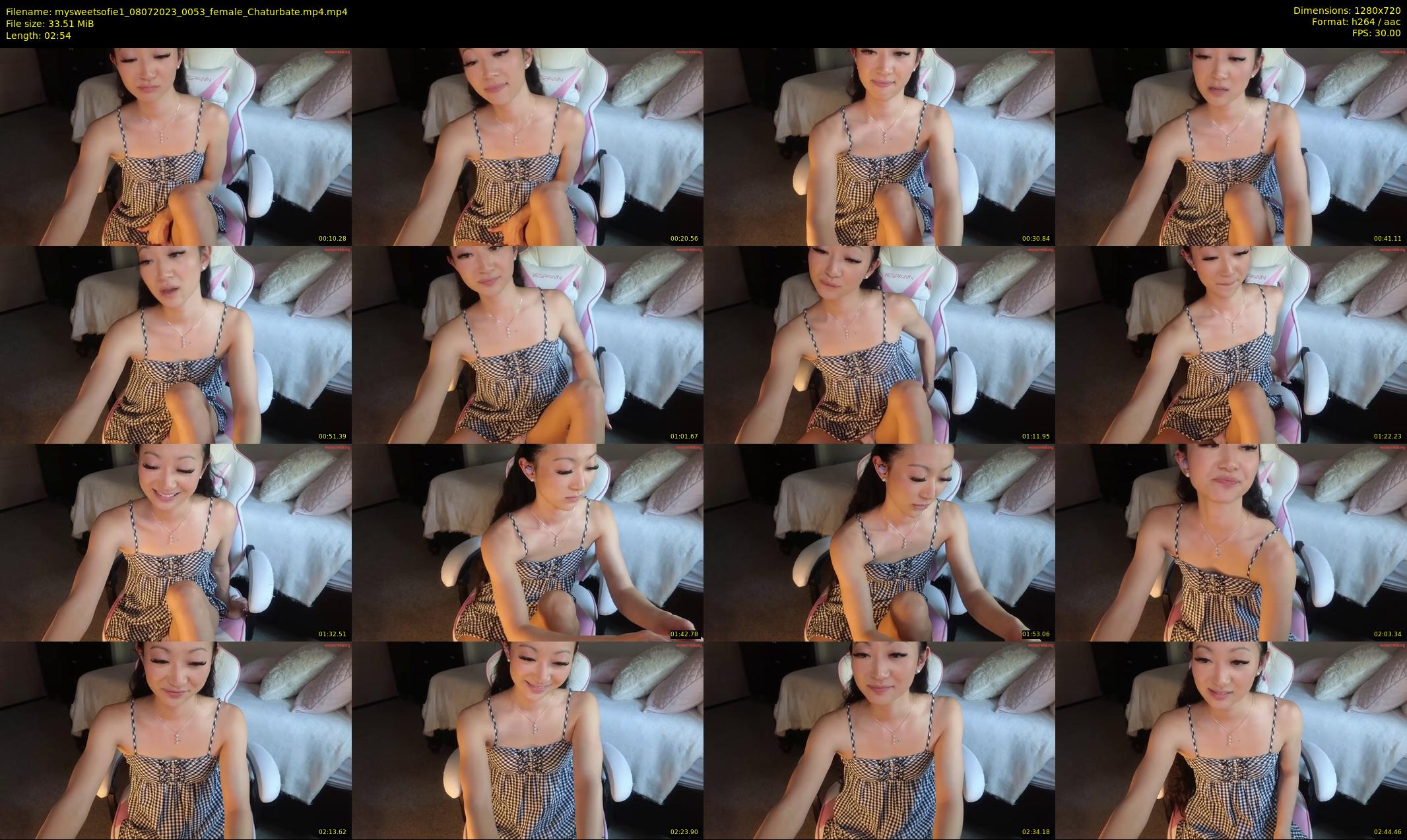 mysweetsofie1 — 3 minute Chaturbate Female strip rec, 720p, Jul 8, 2023