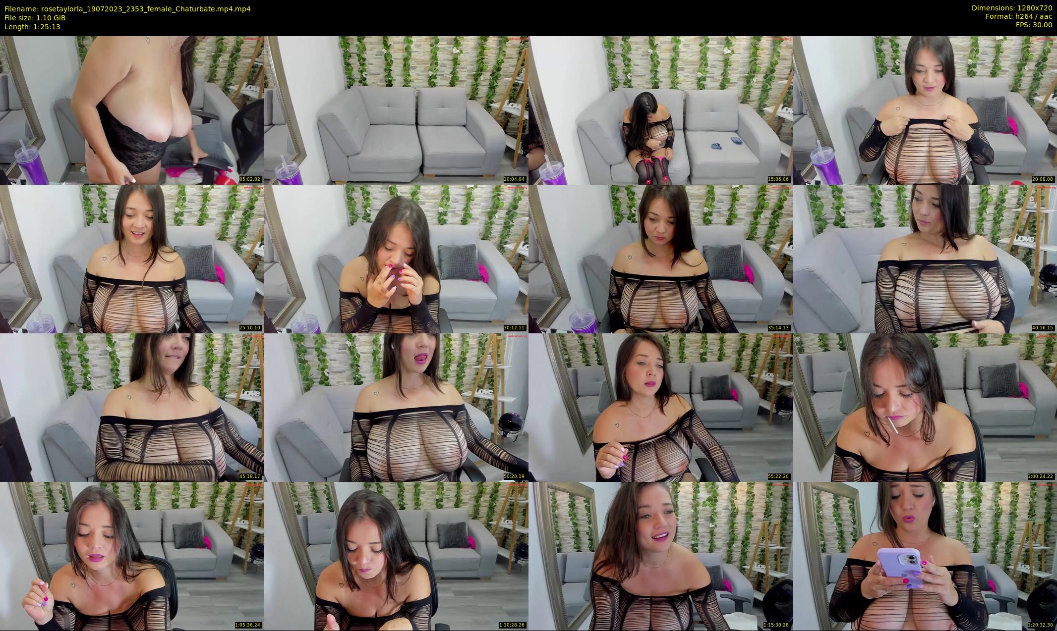 rosetaylorla — 86 minute Chaturbate Female strip rec, 720p, Jul 19, 2023