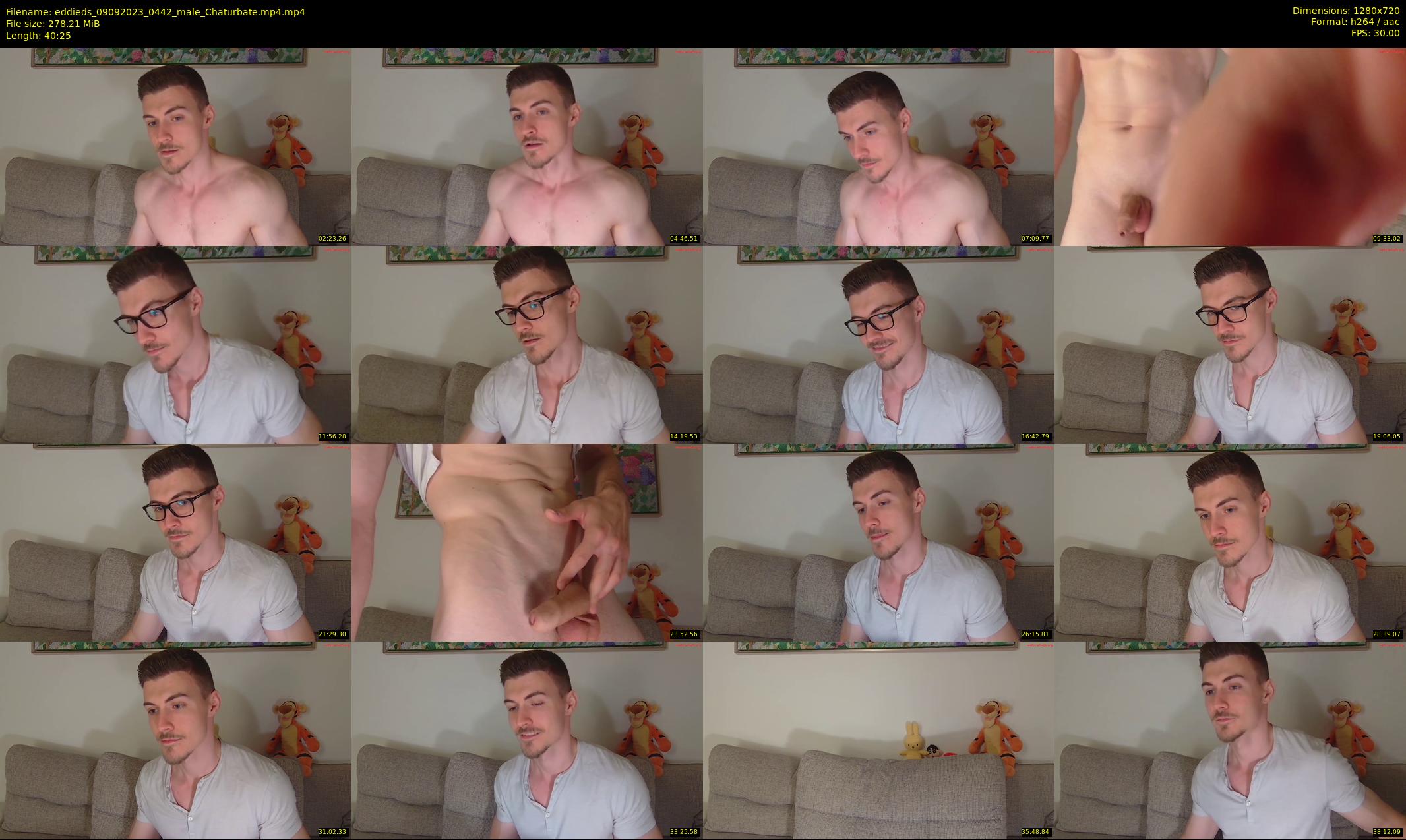 eddieds — 41 minute Chaturbate Male strip rec, 720p, Sep 9, 2023