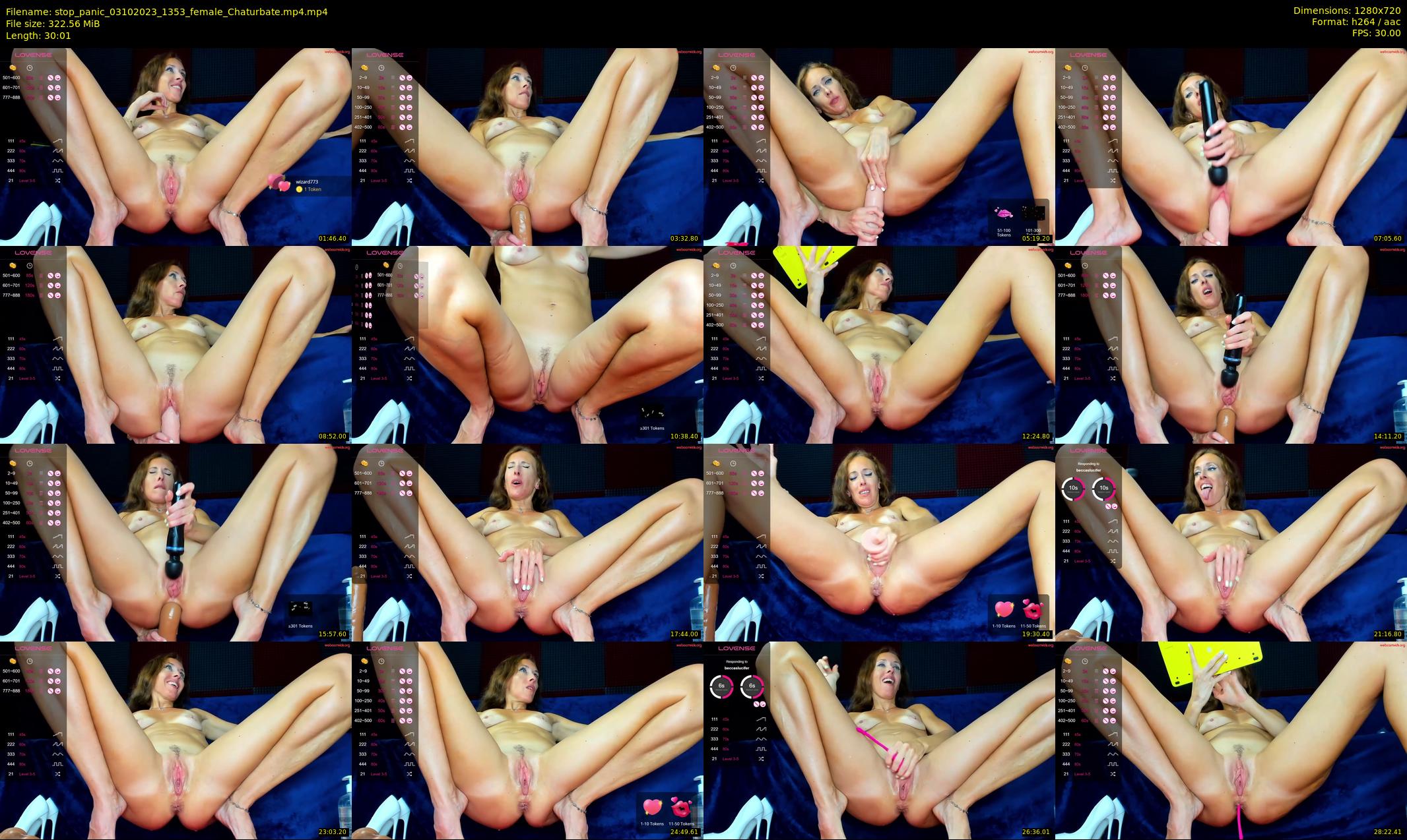 stop_panic — 31 minute Chaturbate Female strip rec, 720p, Oct 3, 2023
