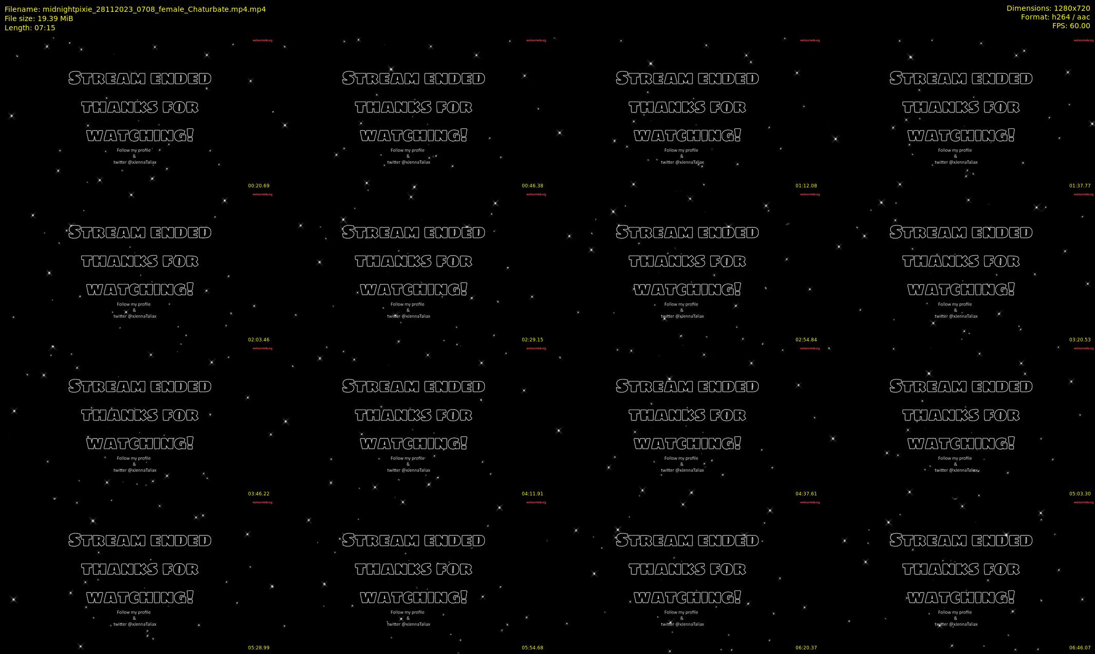 midnightpixie — 8 minute Chaturbate Female strip rec, 720p, Nov 28, 2023