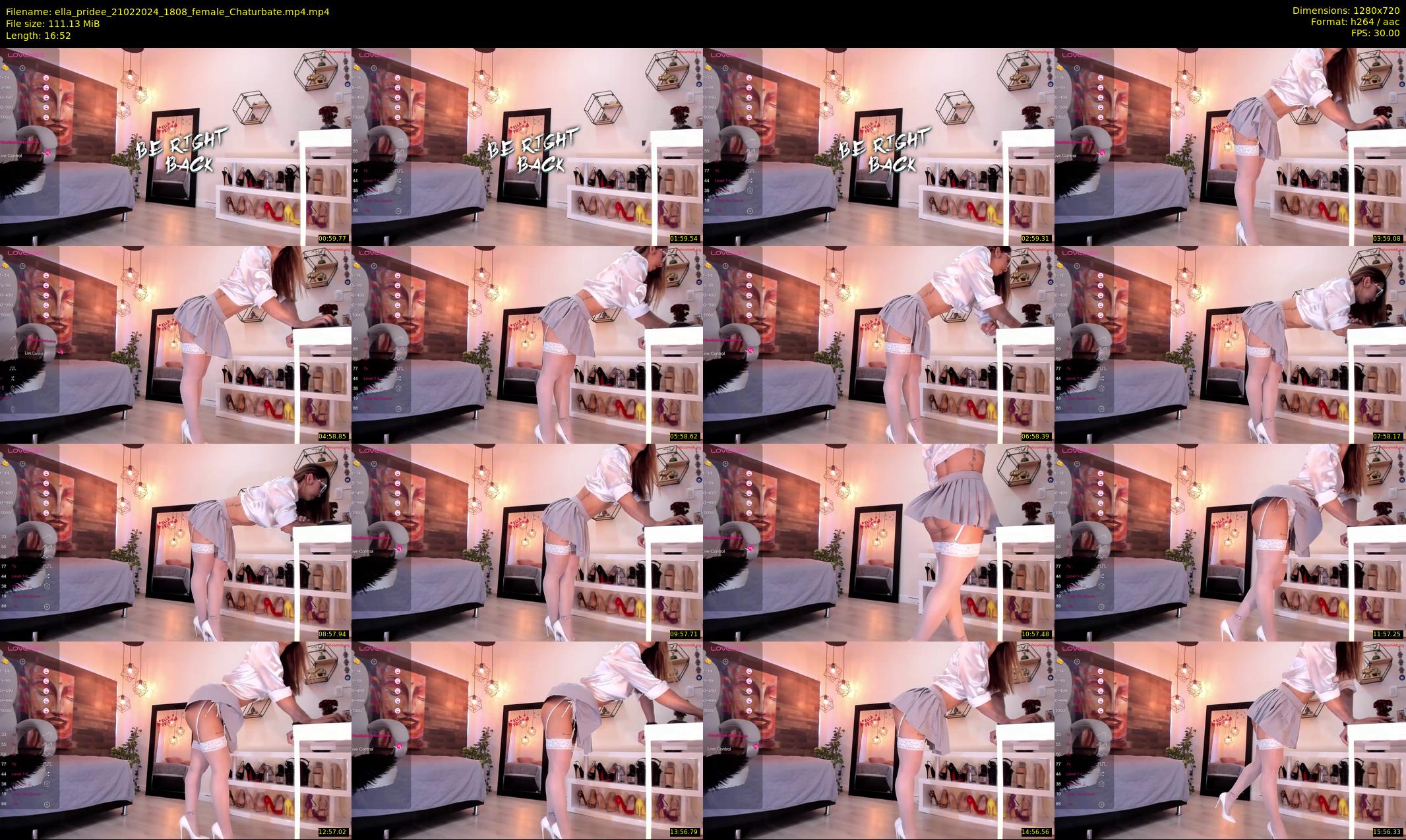 ella_pridee — 17 minute Chaturbate Female strip rec, 720p, Feb 21, 2024
