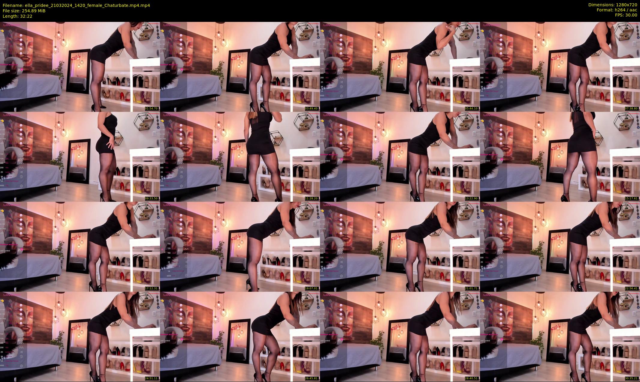 ella_pridee — 33 minute Chaturbate Female strip rec, 720p, Mar 21, 2024
