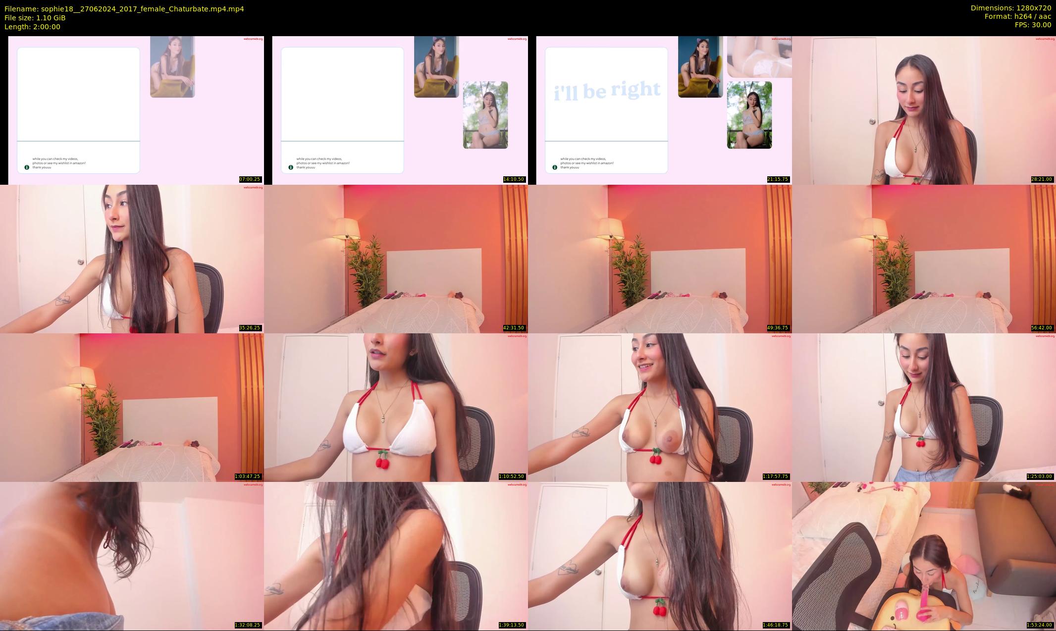 sophie18_ — 120 minute Chaturbate Female strip rec, 720p, Jun 27, 2024