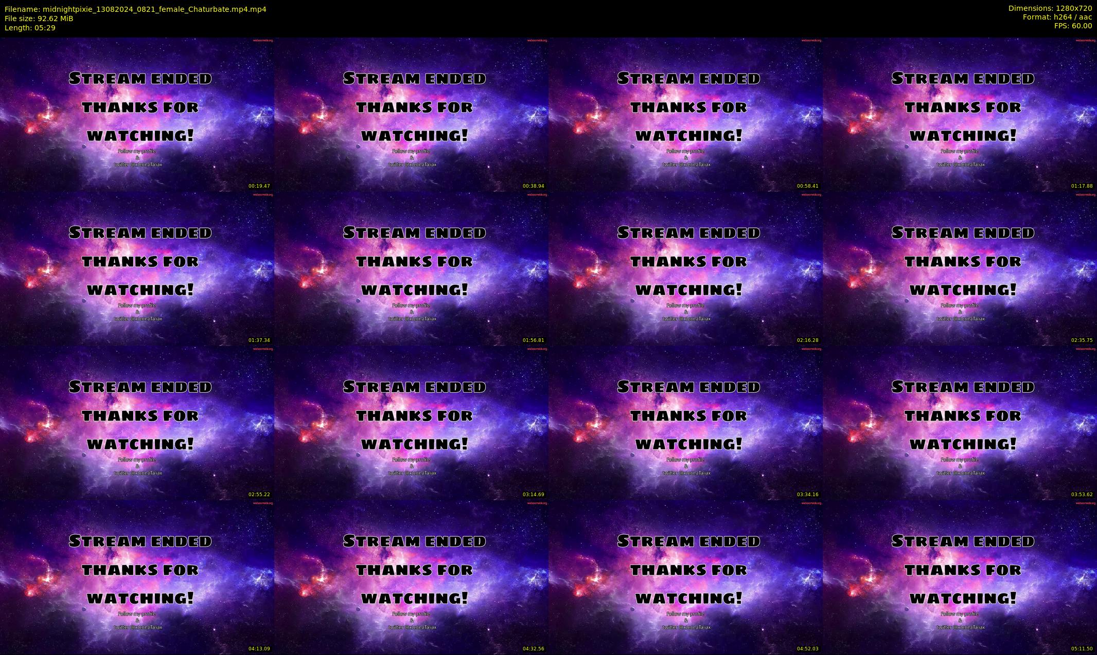 midnightpixie — 6 minute Chaturbate Female strip rec, 720p, Aug 13, 2024