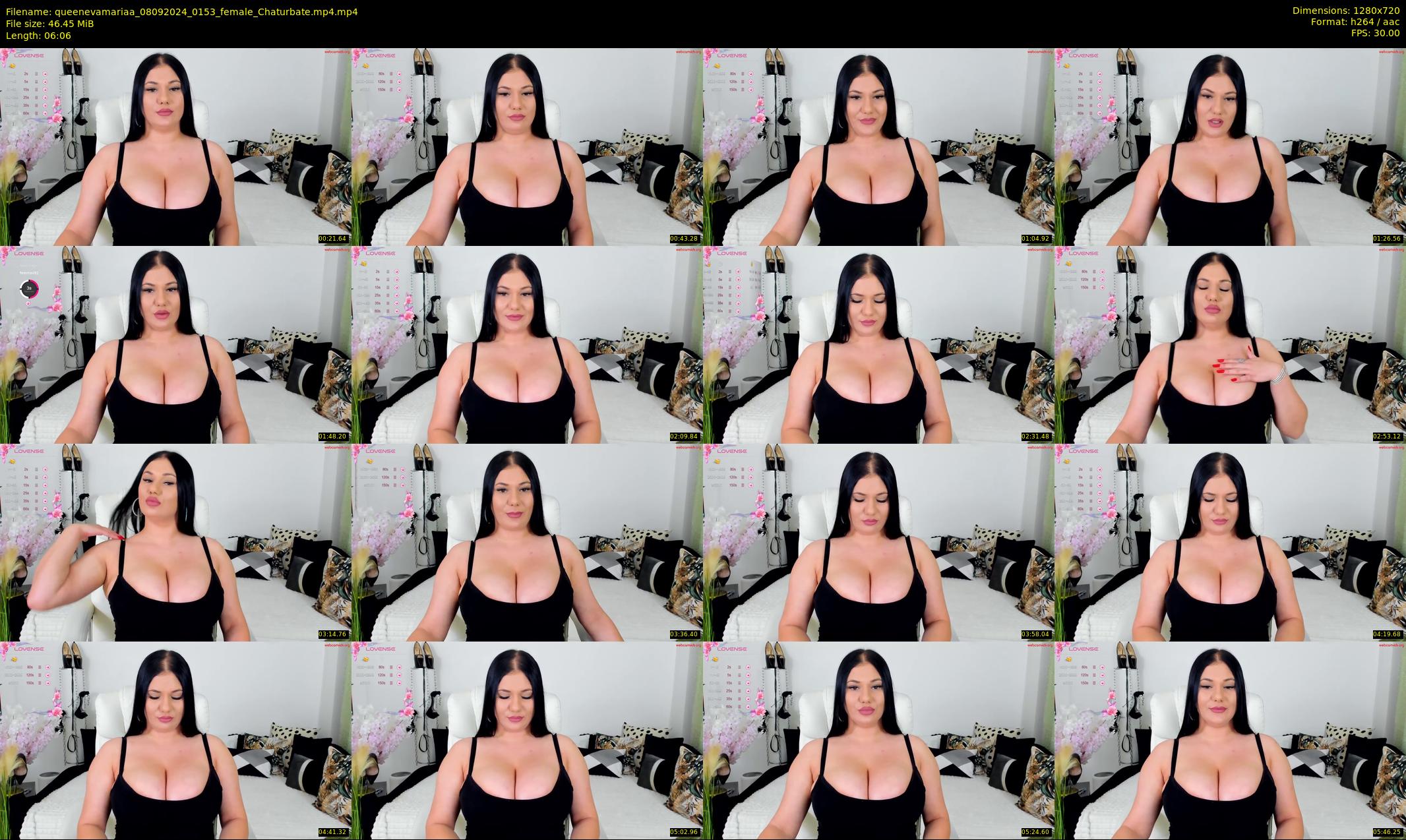 queenevamariaa — 7 minute Chaturbate Female strip rec, 720p, Sep 8, 2024
