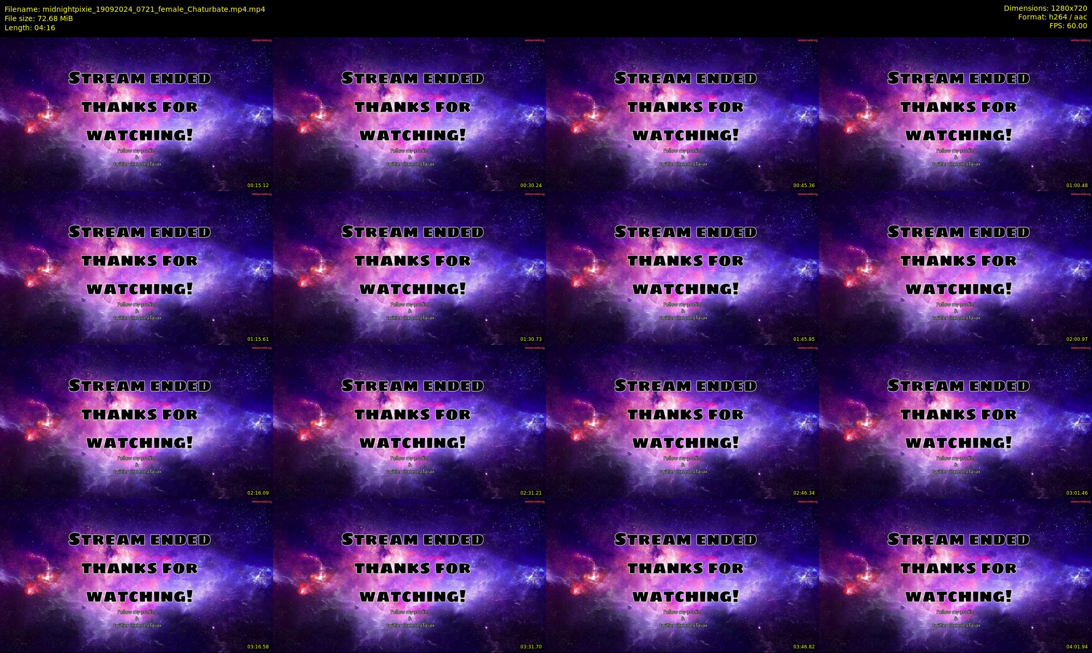 midnightpixie — 5 minute Chaturbate Female strip rec, 720p, Sep 19, 2024