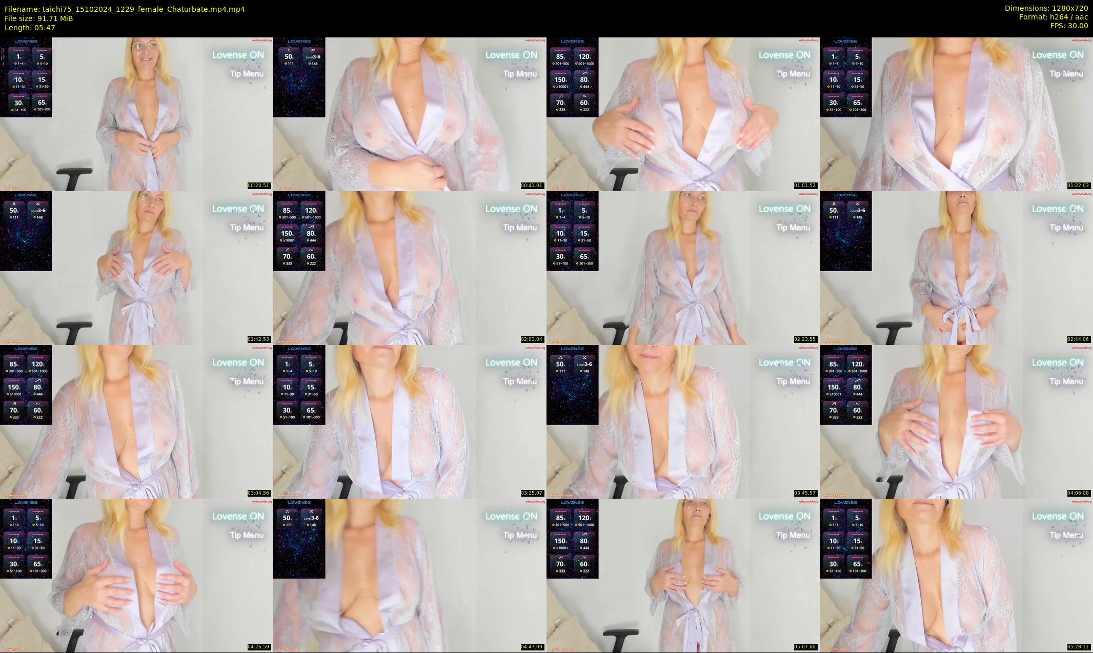 taichi75 — 6 minute Chaturbate Female strip rec, 720p, Oct 15, 2024