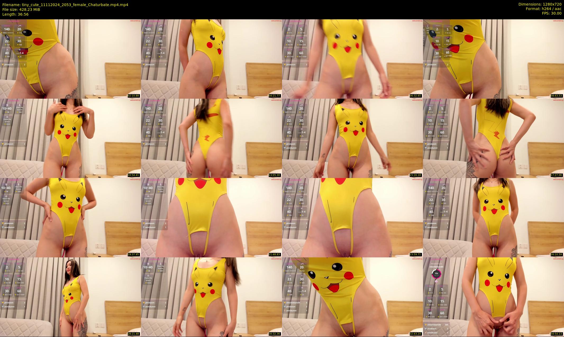 tiny_cute — 37 minute Chaturbate Female strip rec, 720p, Nov 11, 2024