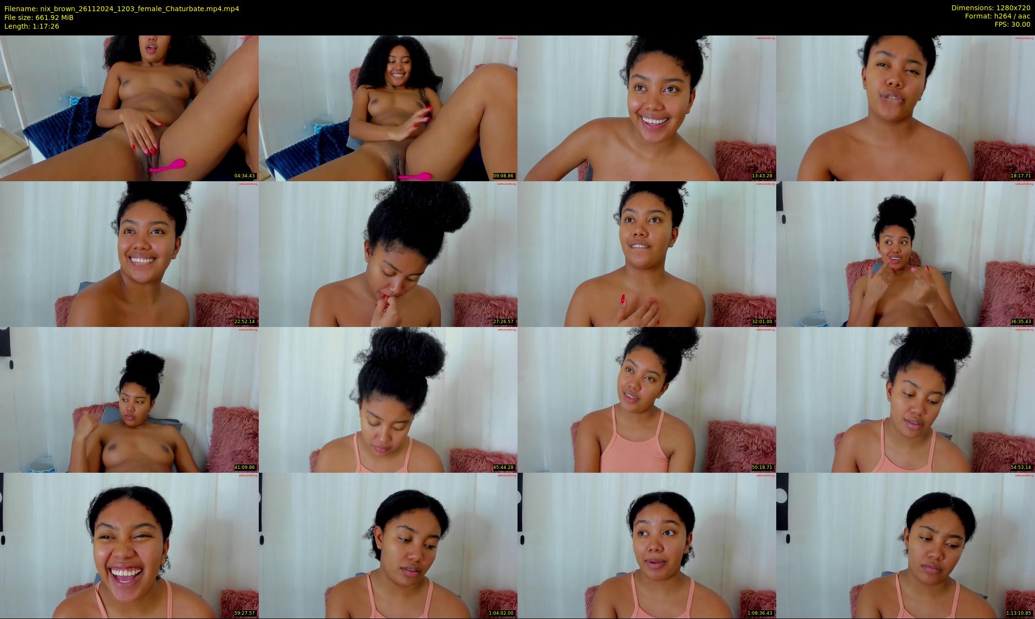 nix_brown — 78 minute Chaturbate Female strip rec, 720p, Nov 26, 2024